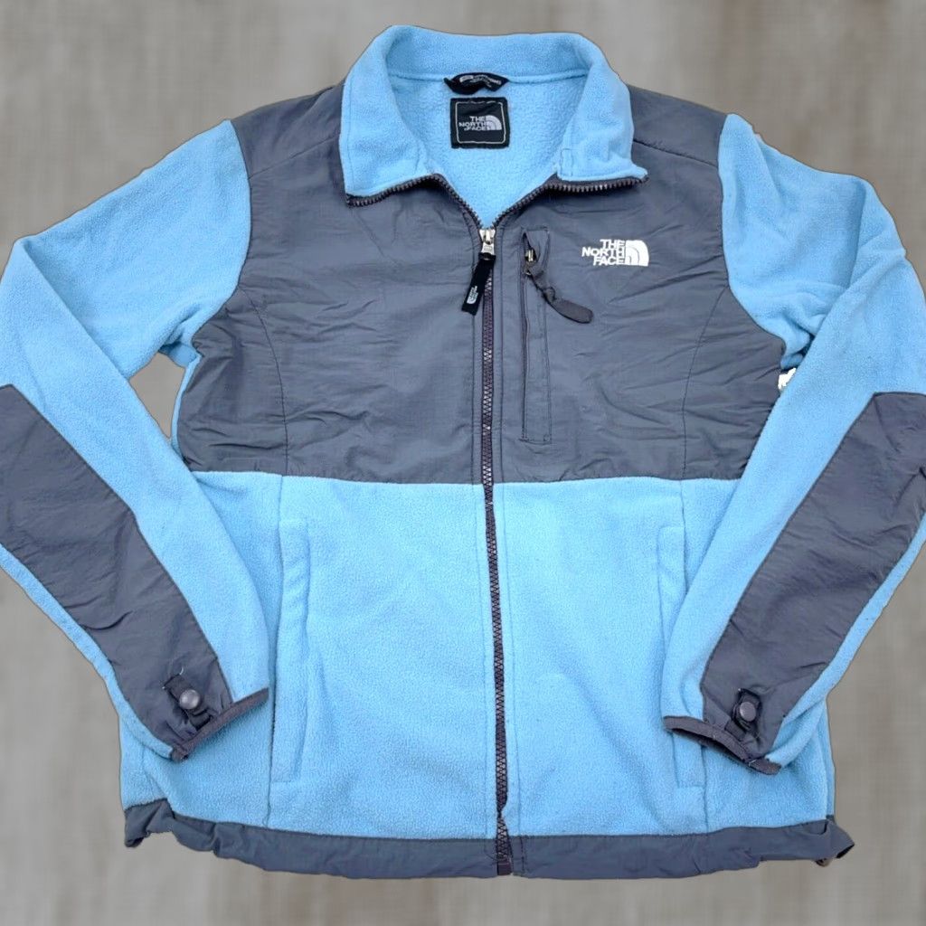 The North Face The North Face Jacket Women S Blue Denali Interchange Full Zip Fleece Polyester Logo Zipper Embroidered Casual Outerwear Classic Jacket Size S / US 4 / IT 40 - 1 Thumbnail