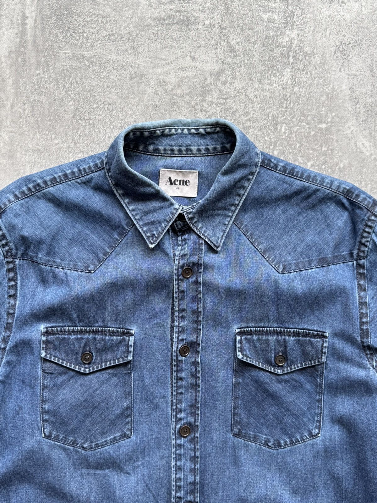 Acne Studios Acne SS11 Denim Shirt Texas Cowboy Size US M / EU 48-50 / 2 - 3 Thumbnail