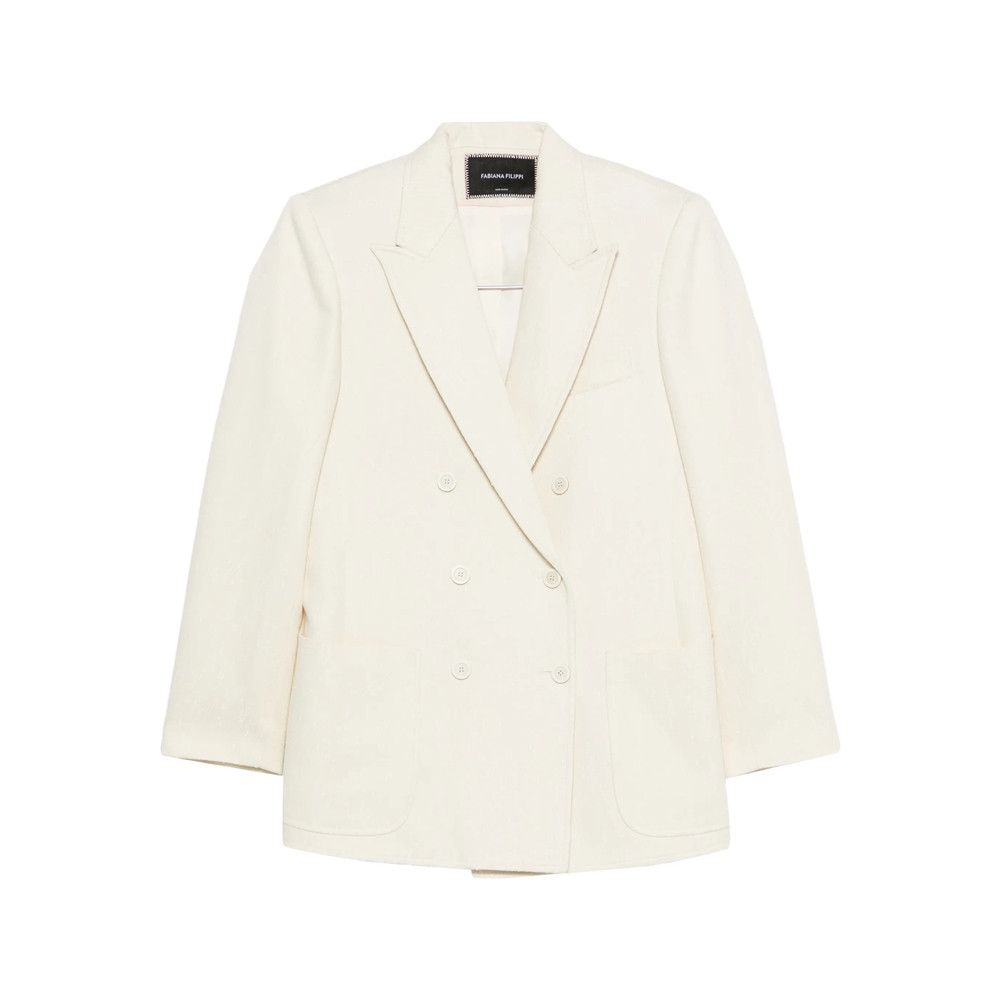 Fabiana Filippi Fabiana Filippi NEUTRALS Jackets - Blazers Size M / US 6-8 / IT 42-44 - 1 Thumbnail