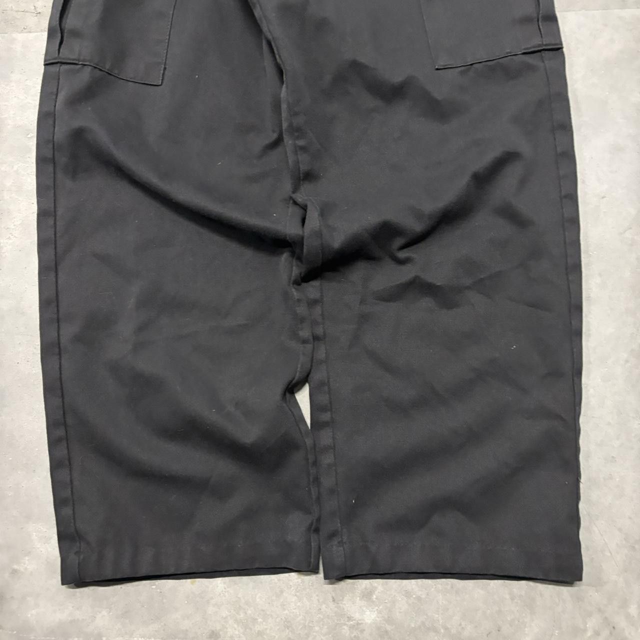 Japanese Brand × Vintage Crazy Vintage Y2K/2000s Grunge Solid Black Skater Essential Sweatpants! Size US 34 / EU 50 - 6 Thumbnail