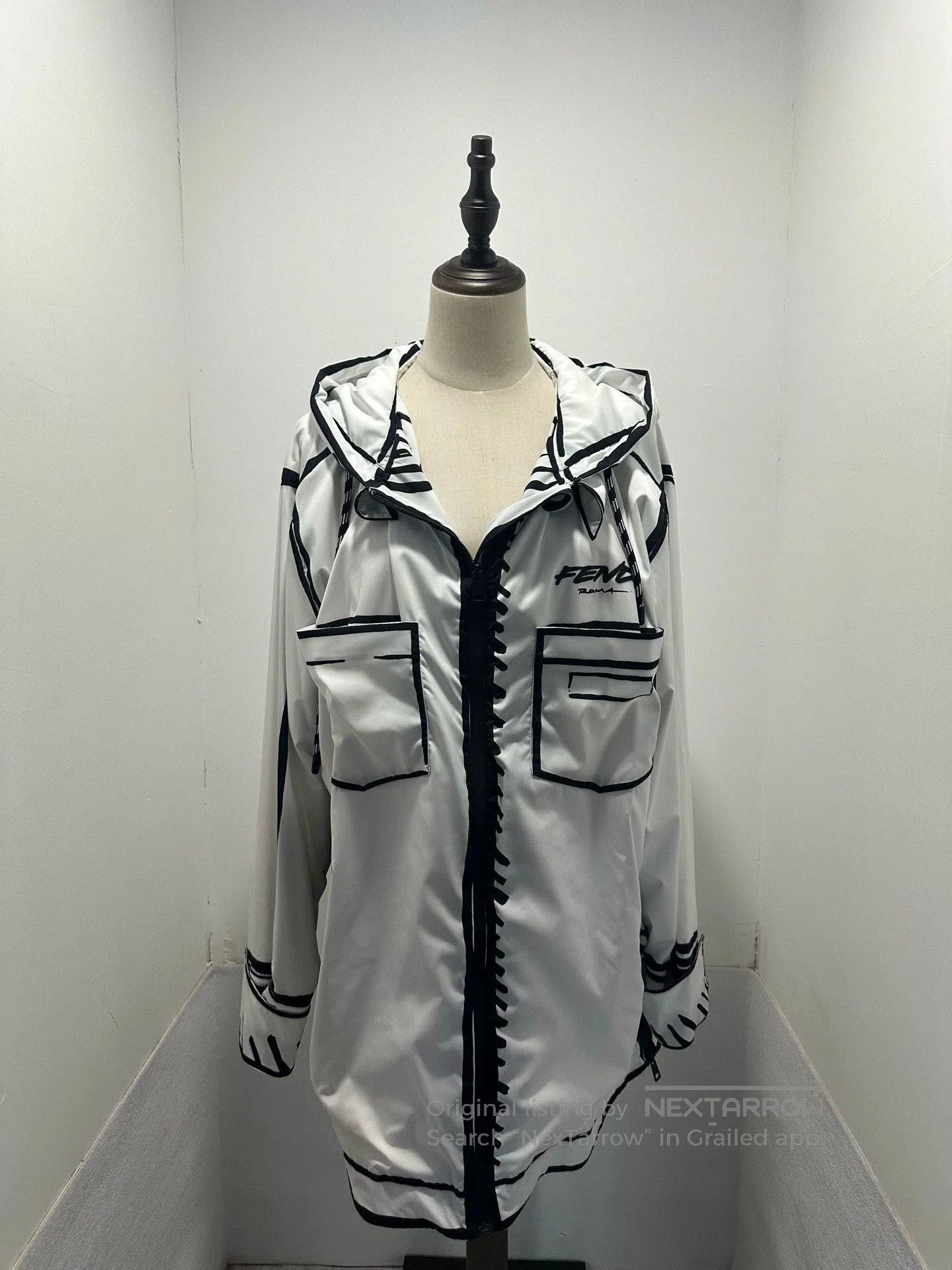 Fendi fendi california series hand-painted windbreaker. Size US L / EU 52-54 / 3 - 1 Thumbnail