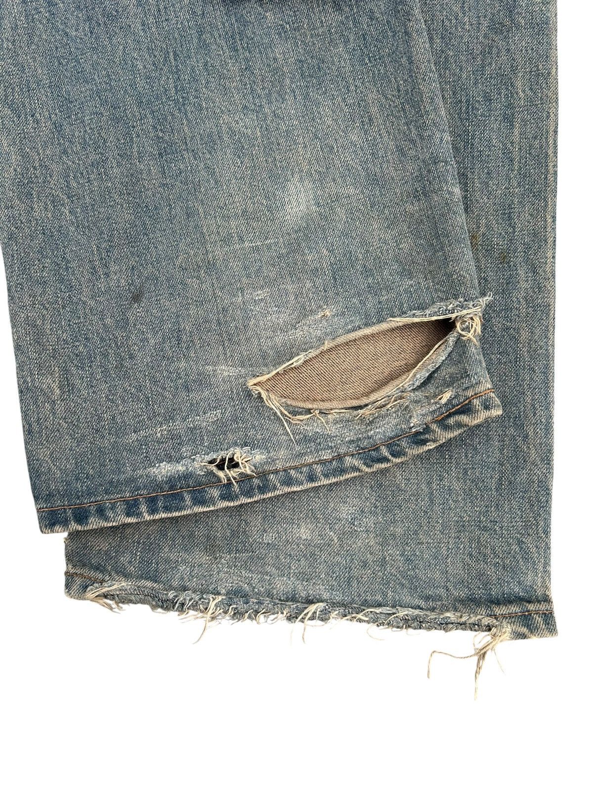 Kapital Vintage Wrangler Selvedge Baggy Rusty Mudwash Denim Jeans Size US 30 / EU 46 - 12 Thumbnail