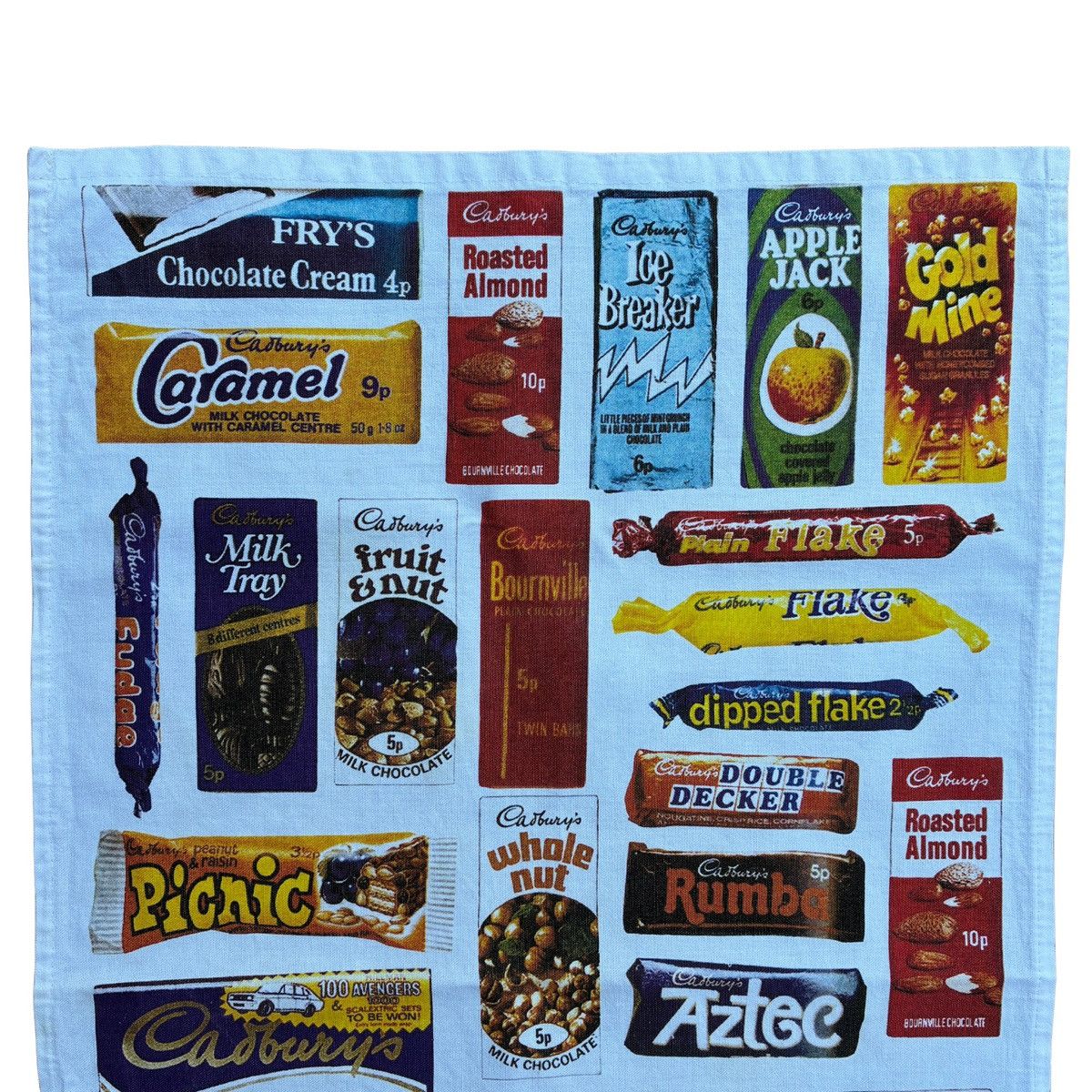 Other Vintage Cadbury’s Chocolate Wrappers Cotton Tea Towel Size ONE SIZE - 5 Thumbnail