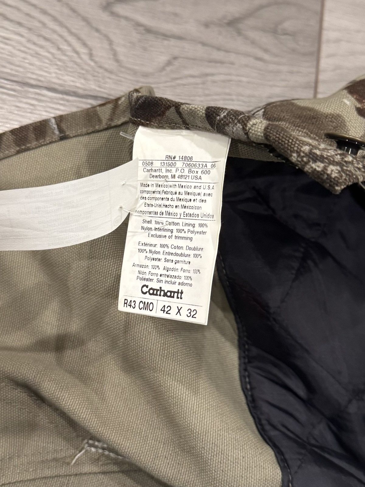 Carhartt Carhartt Real Tree Camo Bib Overalls Mens Size 42x32 NWOT Size US 42 / EU 58 - 8 Thumbnail