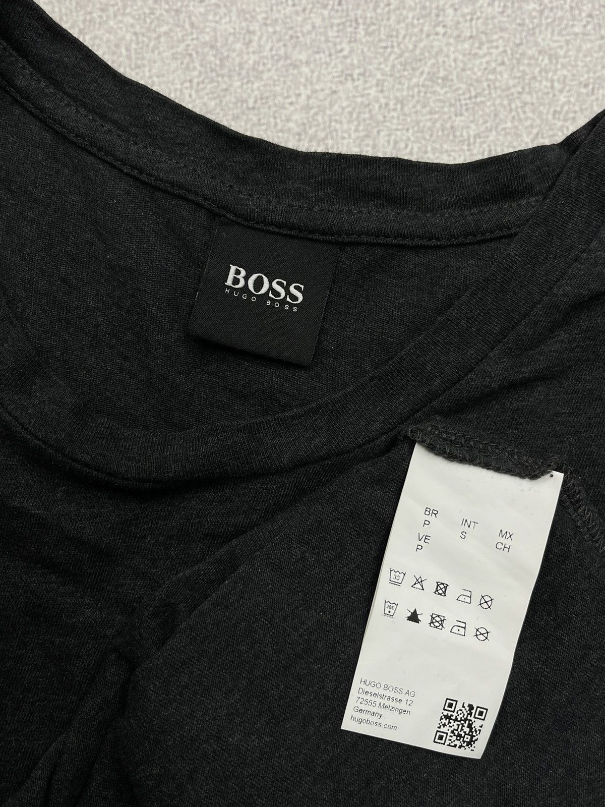 Hugo × Hugo Boss Mens Hugo Boss Grey T Shirt Basic Size S Size US S / EU 44-46 / 1 - 6 Thumbnail