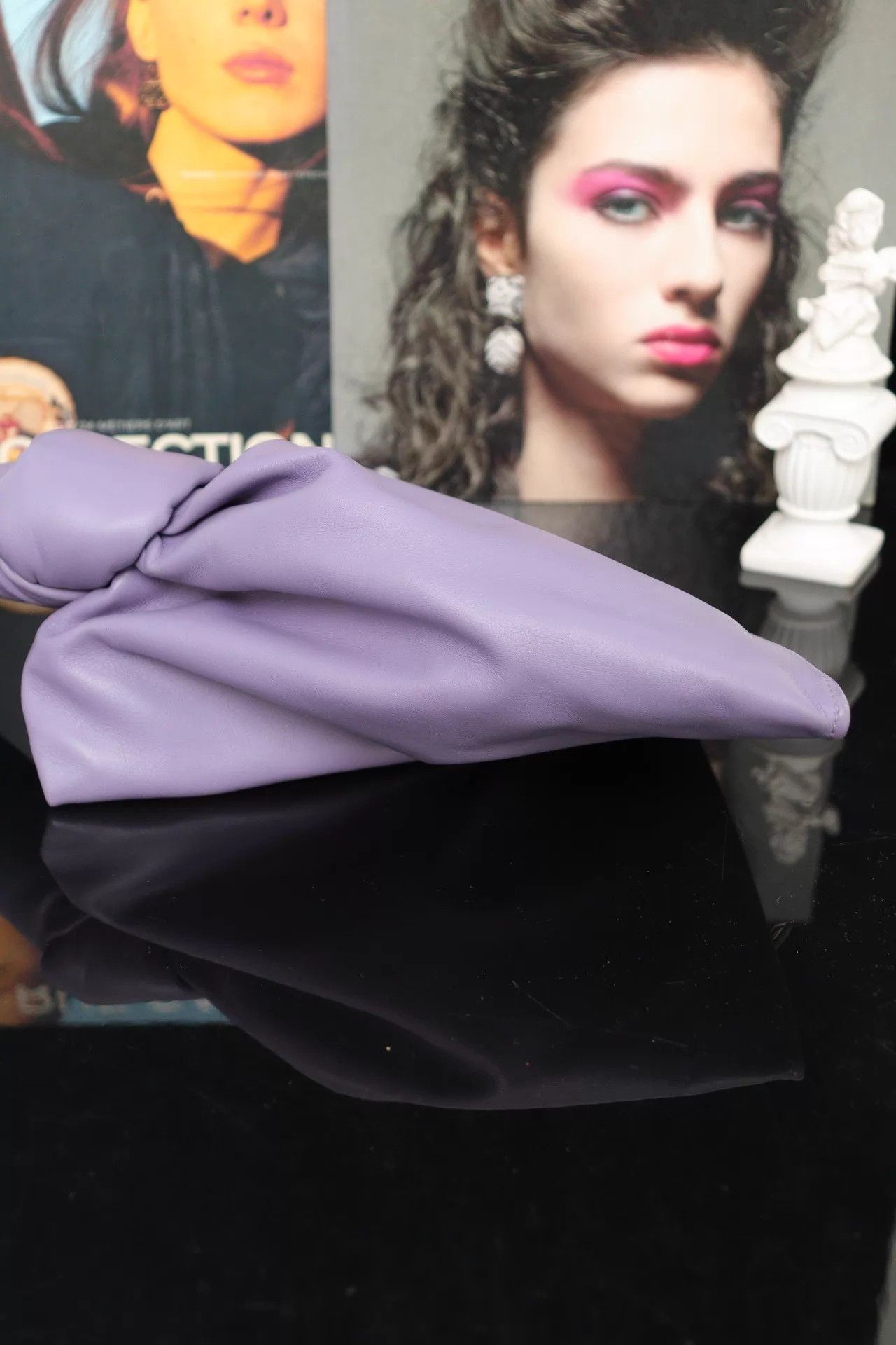 Bottega Veneta BV Twisted Bag Lavender Purple 22x38 No Accessories Size ONE SIZE - 4 Thumbnail