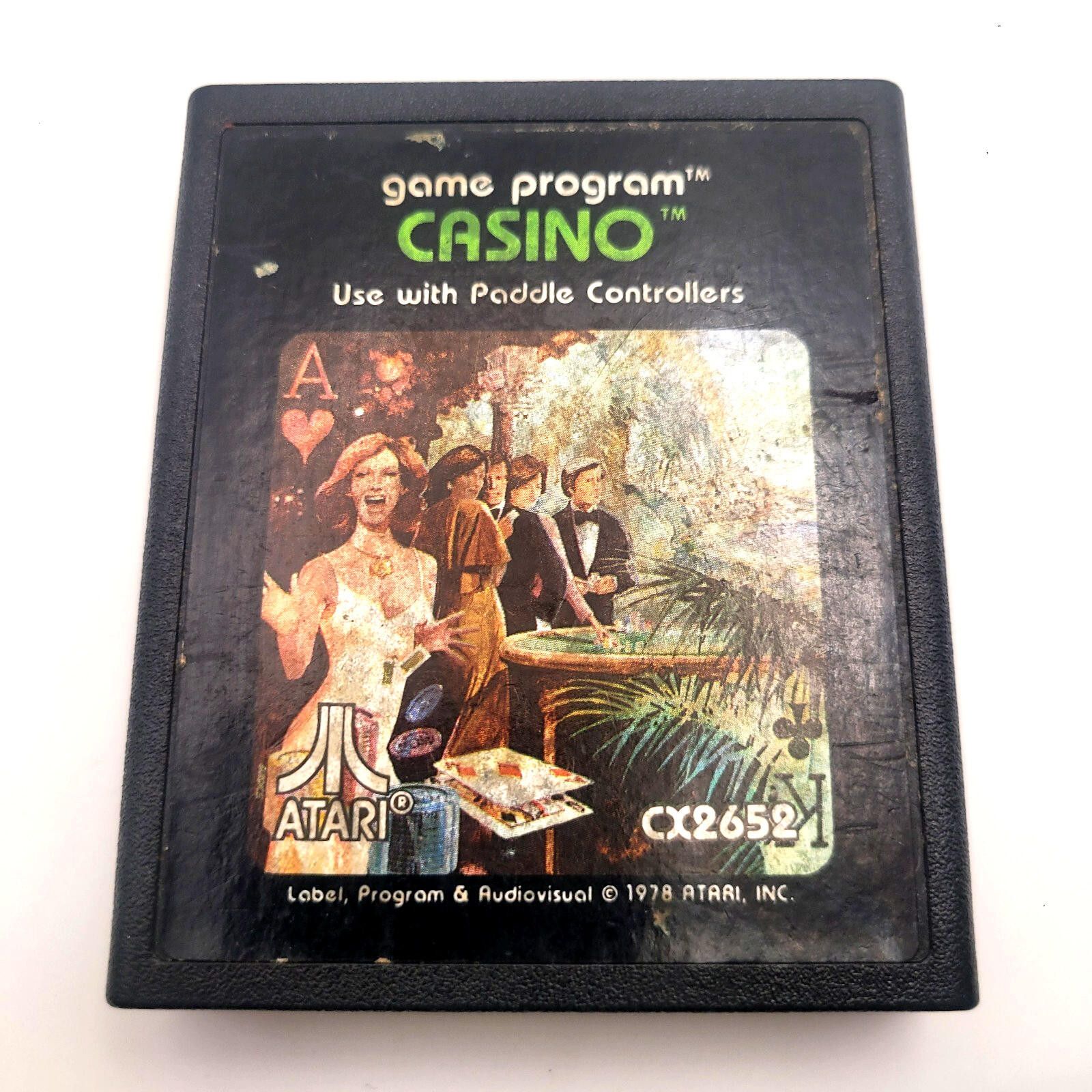 Other Atari 2600 Casino Game Cartridge Only CX2652 -Tested Size ONE SIZE - 1 Thumbnail