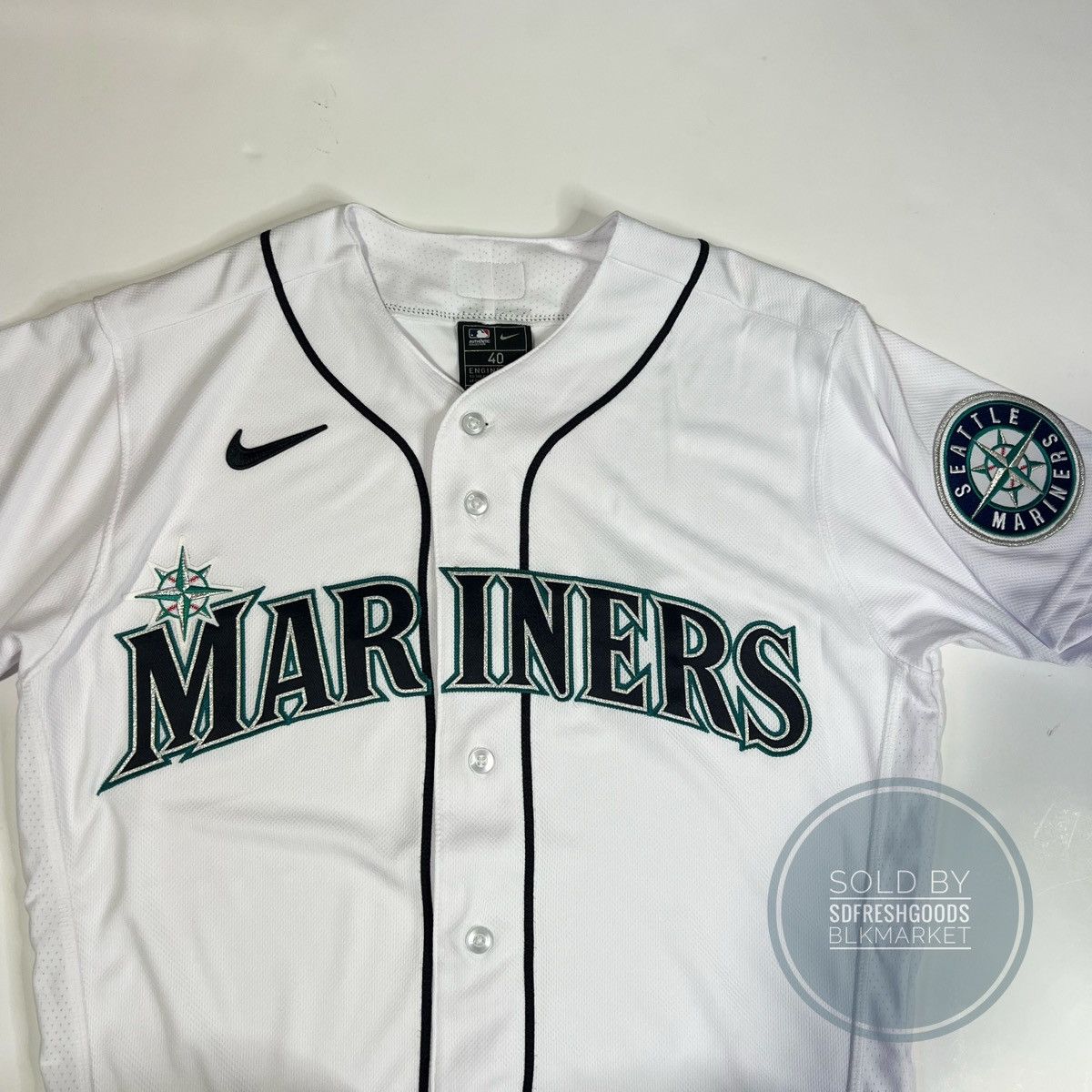 Nike Nike MLB Seattle Mariners Home Limited Jersey Stitched 40 M Size US M / EU 48-50 / 2 - 3 Thumbnail