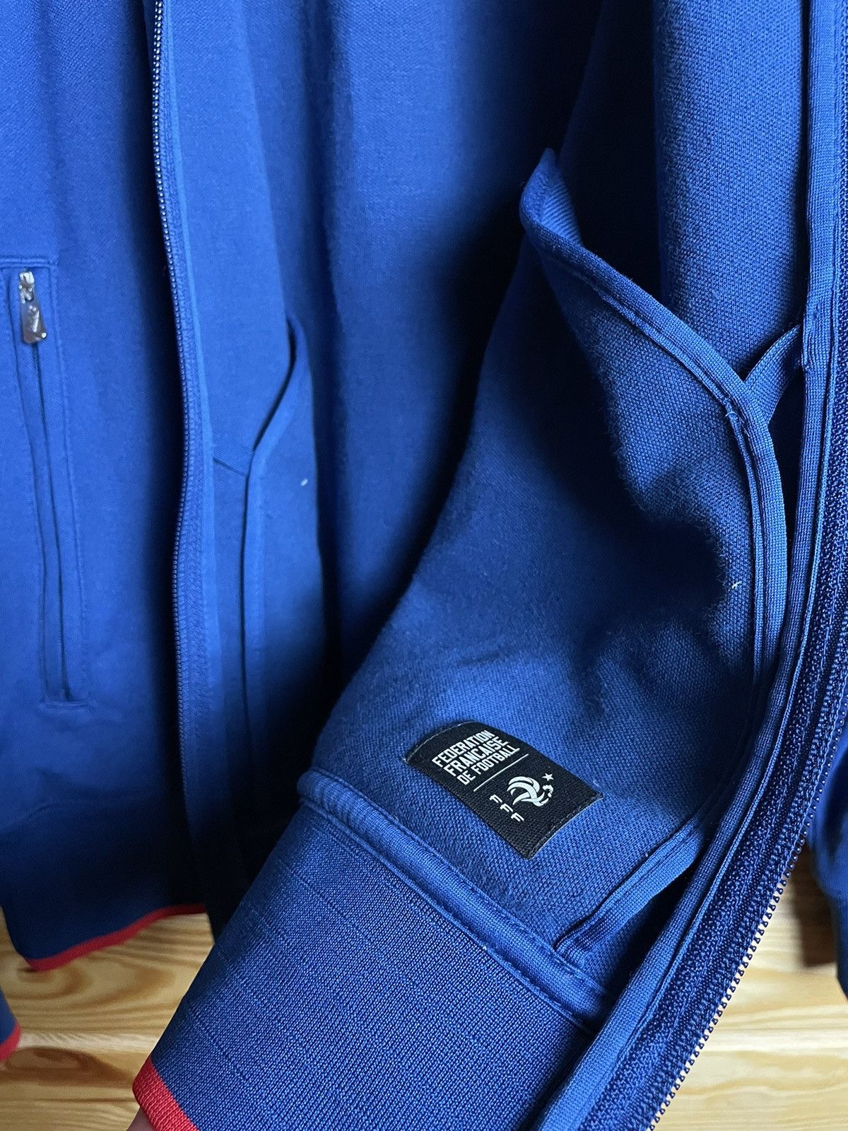 Nike × Vintage Vintage Nike France Soccer National Team Jacket Size US M / EU 48-50 / 2 - 7 Thumbnail