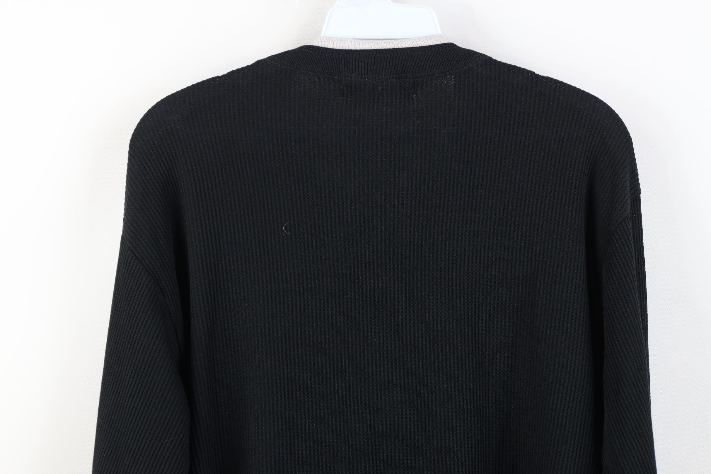 Vintage Vintage 90s Streetwear Thermal Waffle Knit Henley T-Shirt Size S / US 4 / IT 40 - 12 Thumbnail