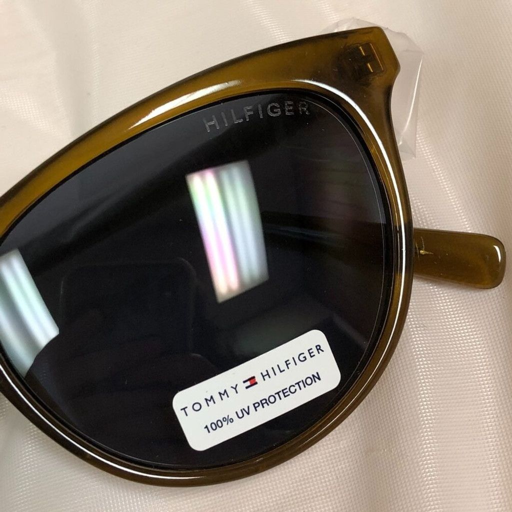 Tommy Hilfiger Tommy Hilfiger Brown Cat-Eye Frame Sunglasses Size ONE SIZE - 5 Thumbnail