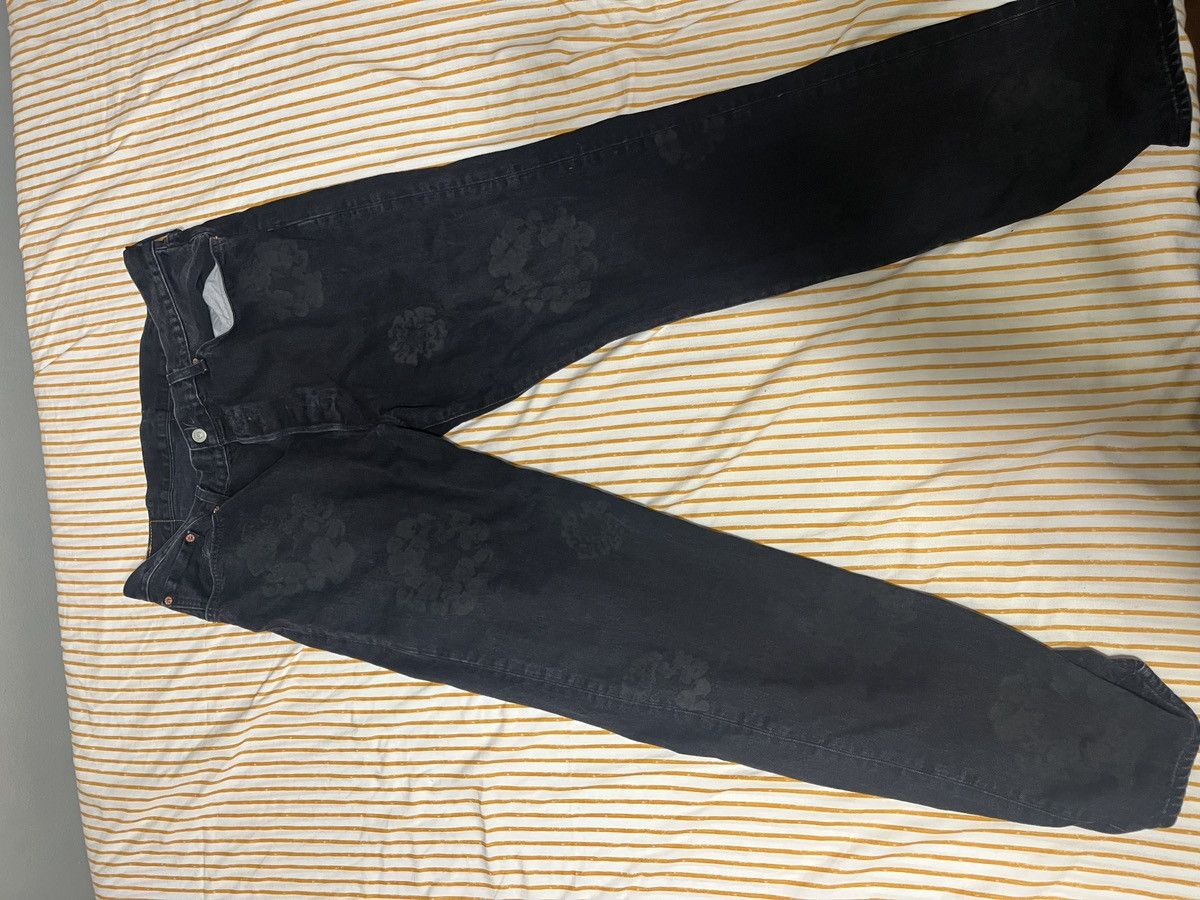 image of Black Tonal Denim Tears X Levi’S, Men's (Size 38)