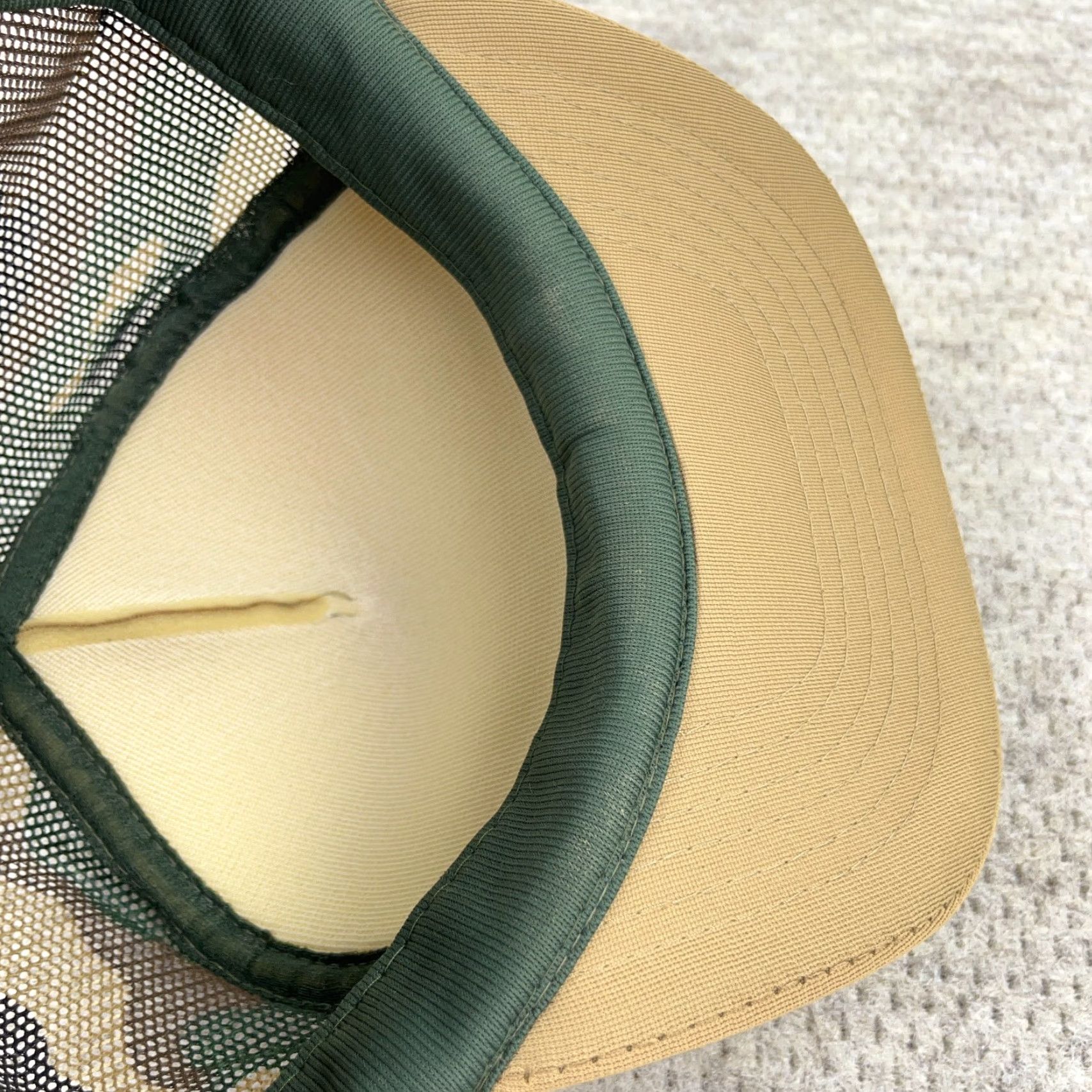 Vintage Vintage Mark Twain Cave Trucker Hat Cap SnapBack 90s Y2K Camo Brown Missouri Size ONE SIZE - 4 Thumbnail