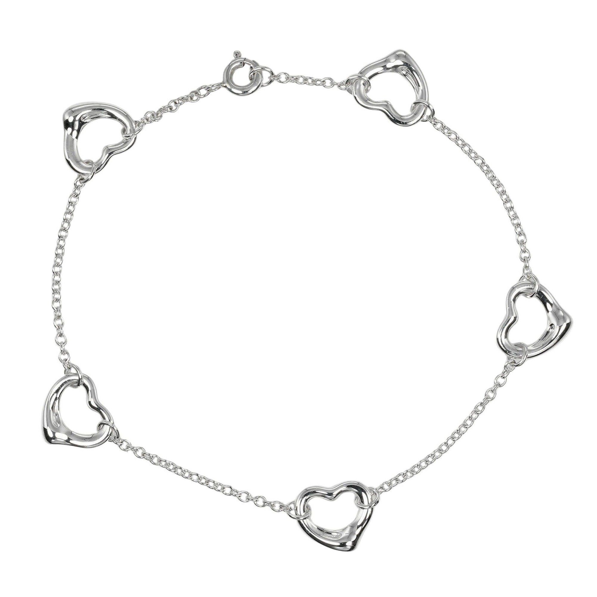 Tiffany & Co. Tiffany TIFFANY&Co. Heart bracelet 5P motif Silver 