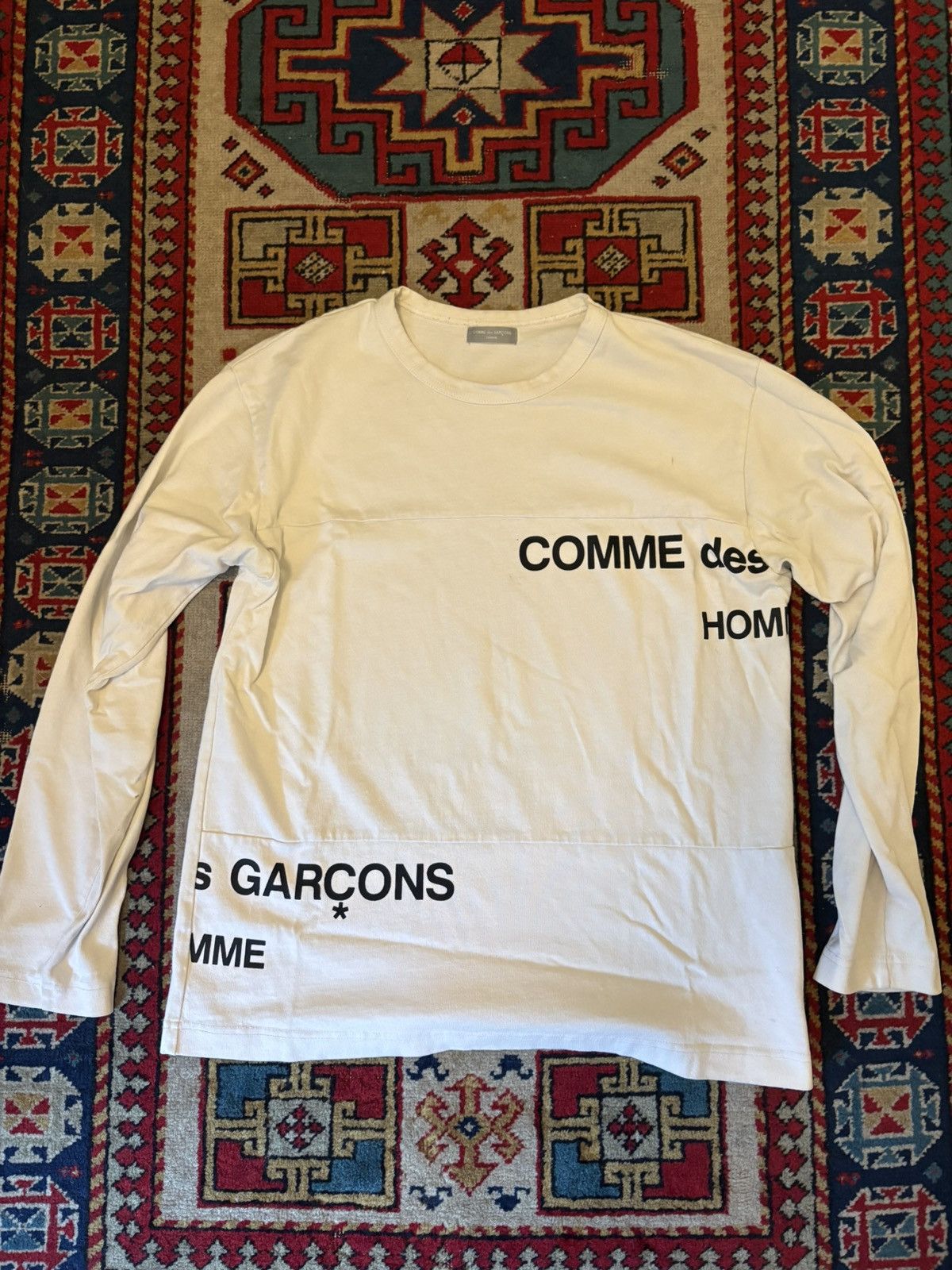 Comme Des Garcon Homme 2001 Split Long Sleeve