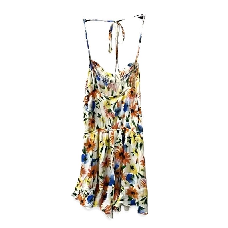 Other All In Favor Romper Floral Adjustable Tie Multi S NWT Size 34" / US 12 / IT 48 - 4 Thumbnail