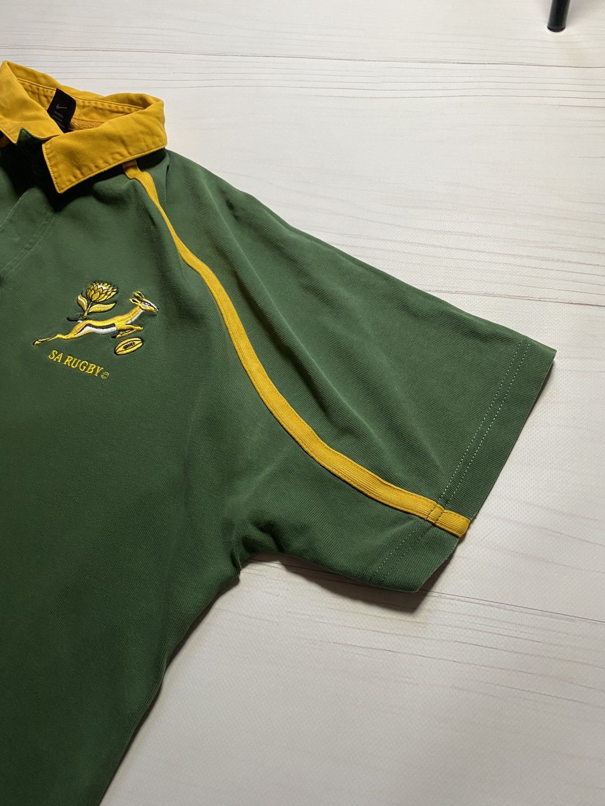Nike Vintage Nike South Africa 2001/02 home rugby soccer jersey Size US L / EU 52-54 / 3 - 7 Thumbnail