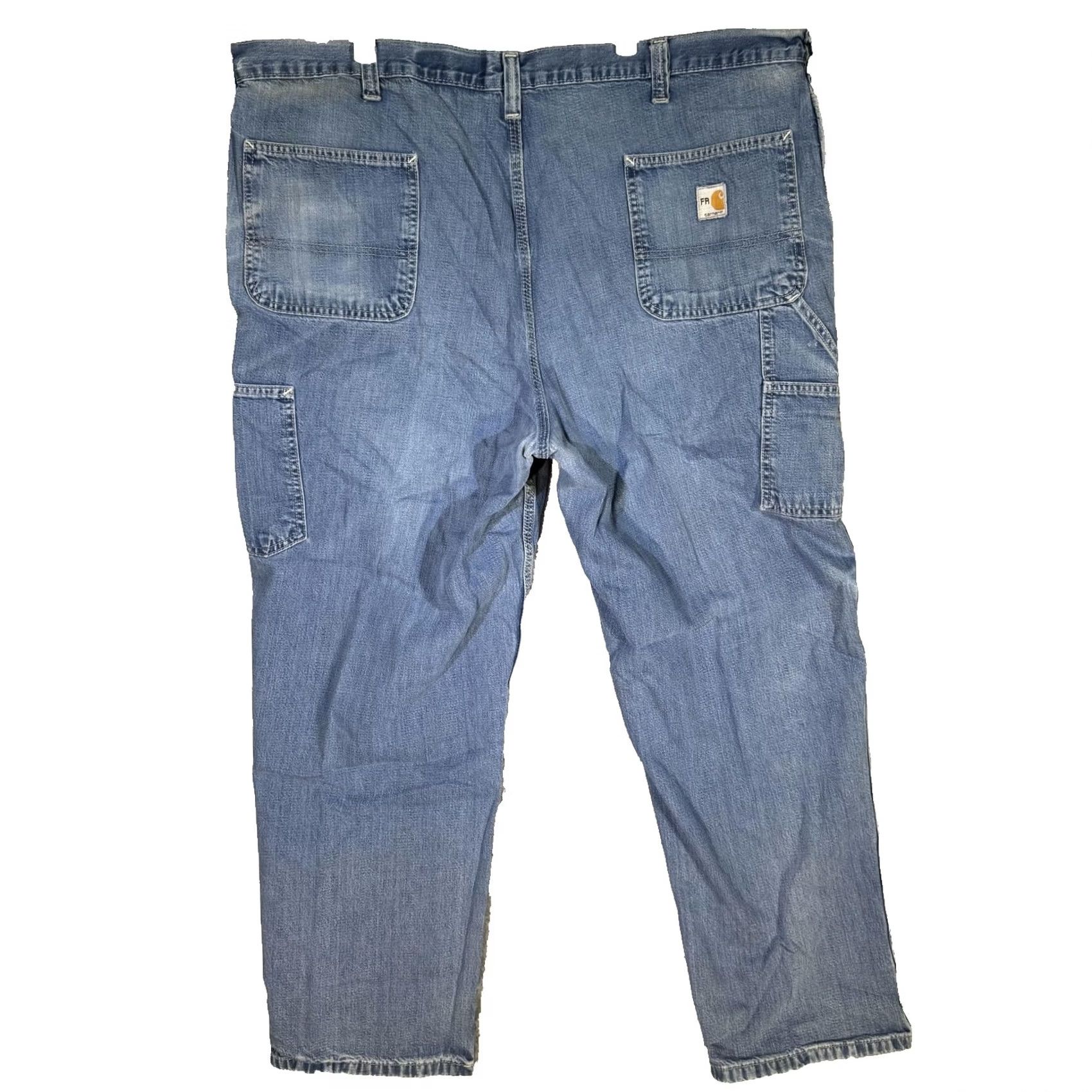 Carhartt Carhartt FR Work Jeans Mens 46x32 Denim Arc Flash CAT2 Workwear (46x32) Size US 30 / EU 46 - 2 Thumbnail