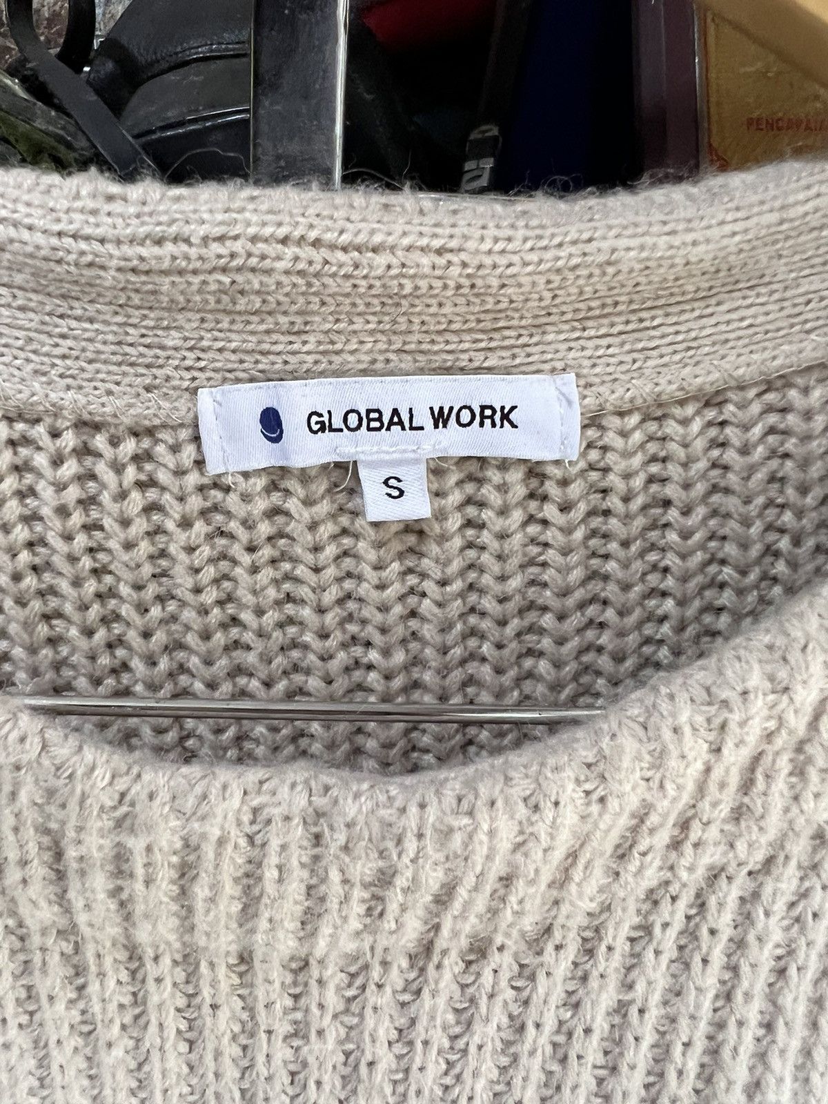 Global Work 🔥Global Work Faux Fur Knit Sweatshirt Size XL / US 12-14 / IT 48-50 - 9 Thumbnail