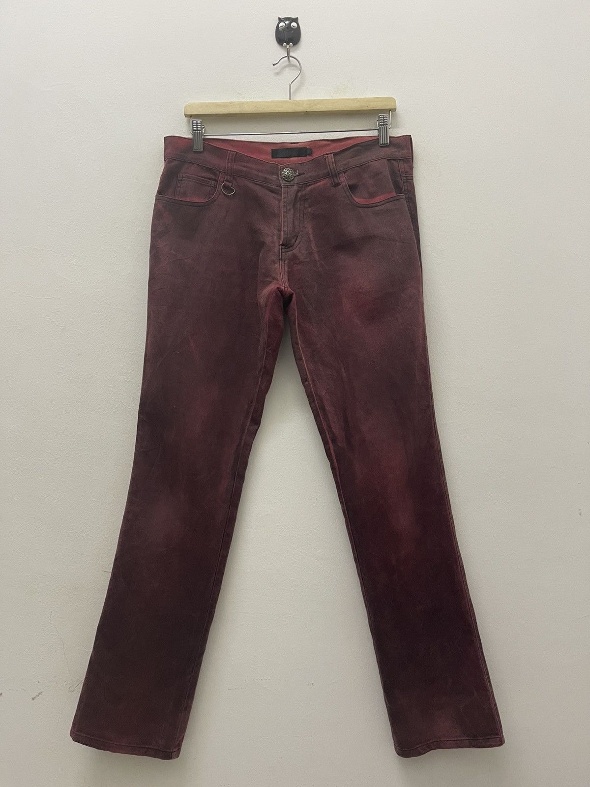 Le Grande Bleu (L.G.B.) Rare Vintage Japanese ROSHELL Seditionaries Punk Goth Size US 33 - 6 Thumbnail