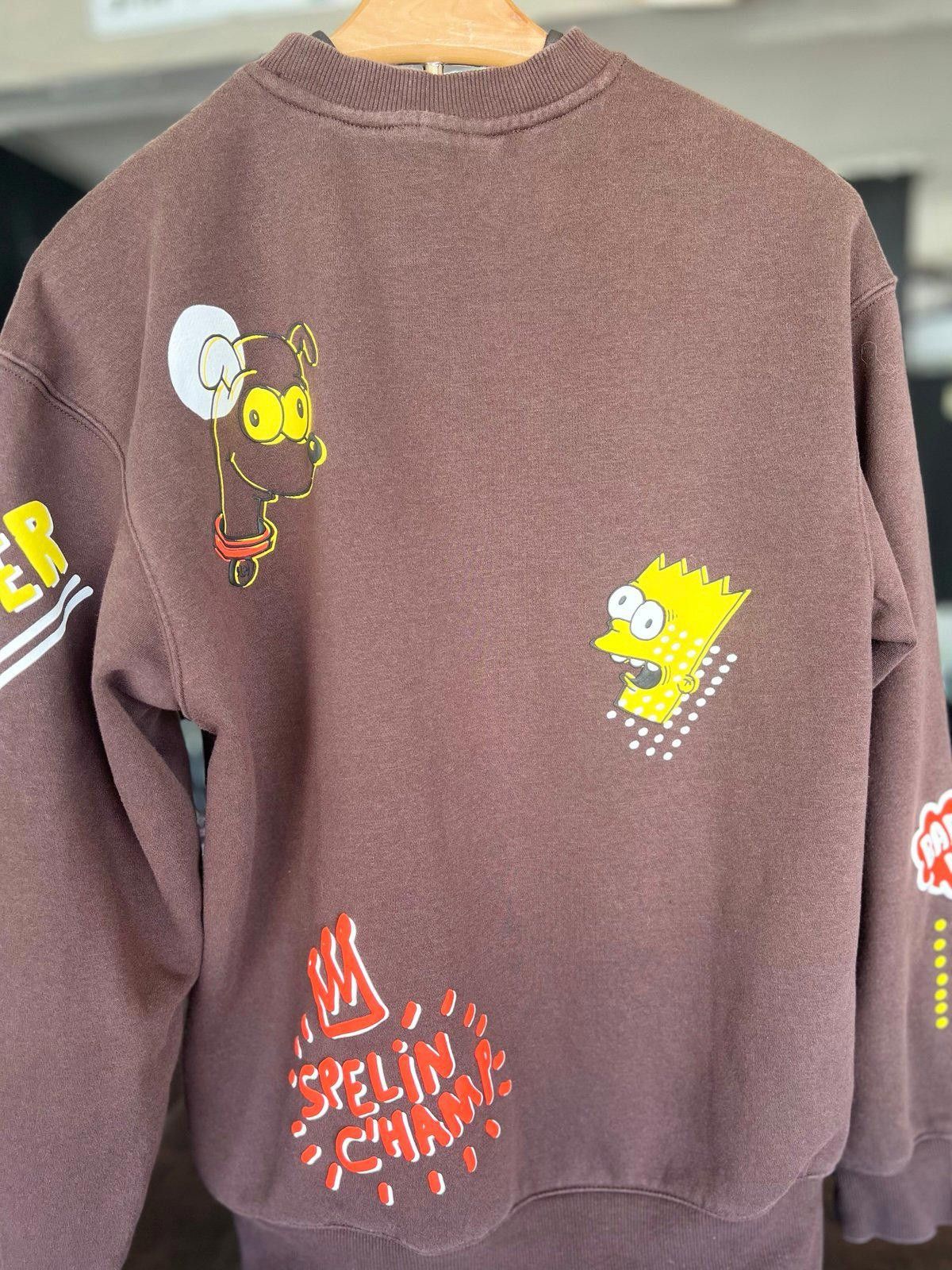 Designer Vintage Bart Simpson Graphic Sweatshirt - Unique Design Size US XS / EU 42 / 0 - 5 Thumbnail