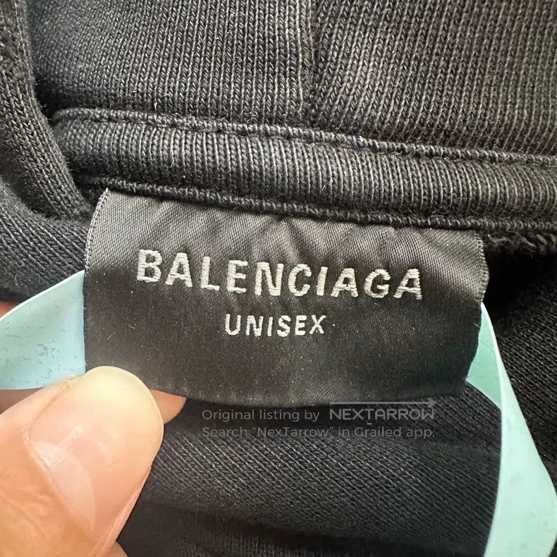 Balenciaga Balenciaga Black Eiffel Tower Sunset Printed Destroyed Dis Size US S / EU 44-46 / 1 - 8 Thumbnail
