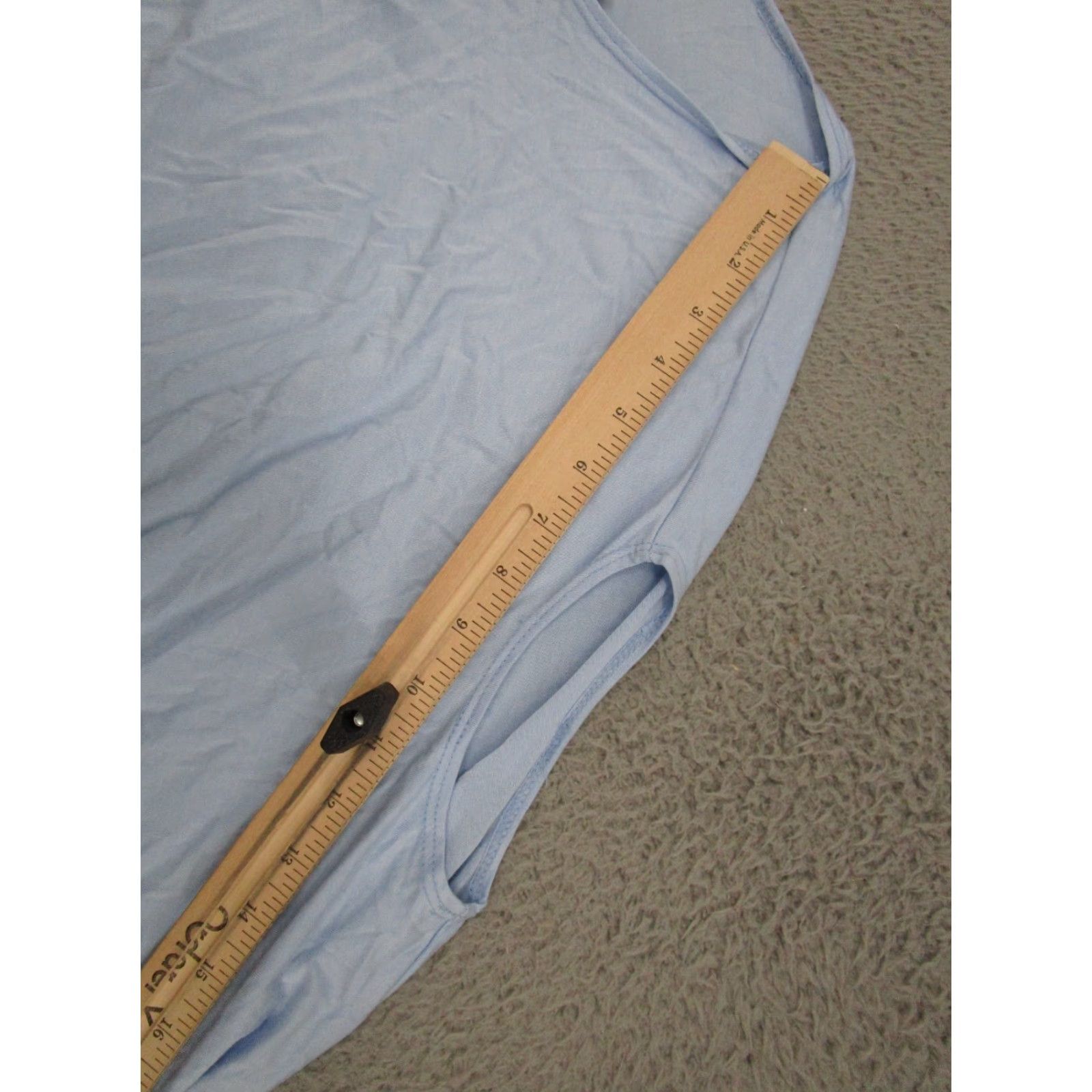 Vintage Three Bird Nest Poncho One Size Blue Oversized Stretch Rayon NEW Size ONE SIZE - 5 Thumbnail