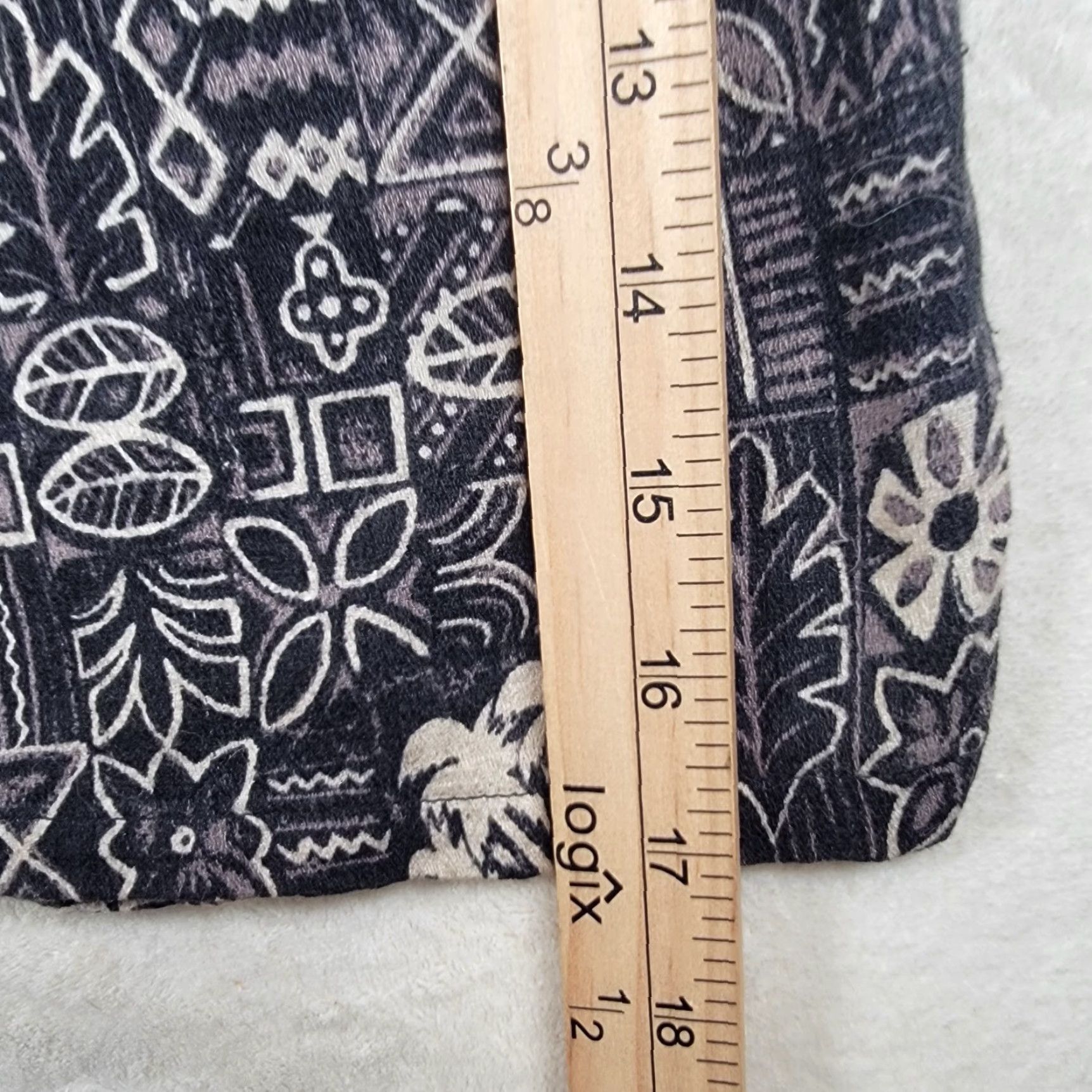 Ocean Pacific OCEAN PACIFIC Shirt Button-Up Men's XL Short Sleeve Hawaiian Tropical Black Size US XL / EU 56 / 4 - 7 Thumbnail