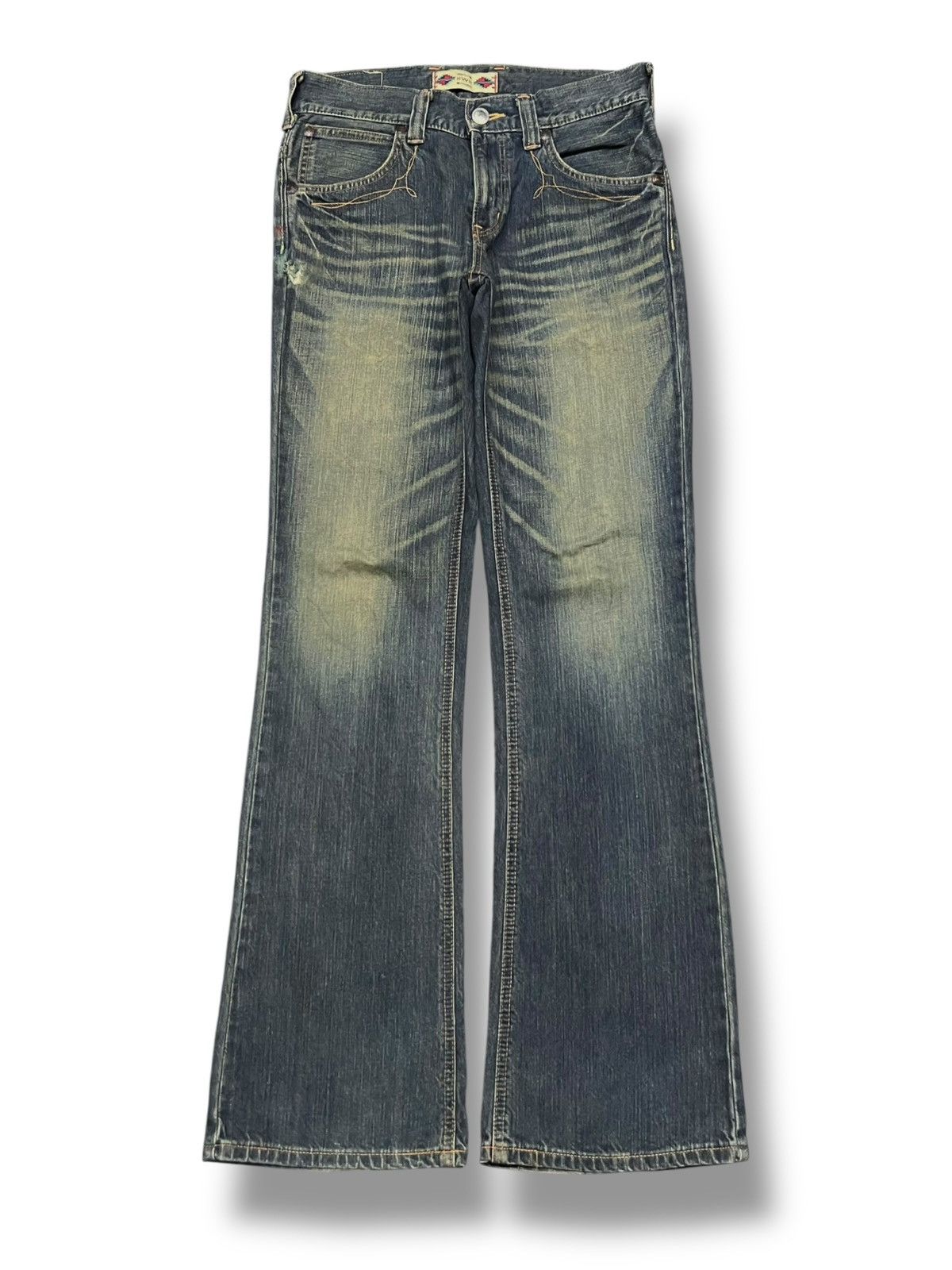 Edwin Flared Edwin 421 Exclusive Vintage - Faded Mud Wash Jeans Size US 33 - 2 Thumbnail
