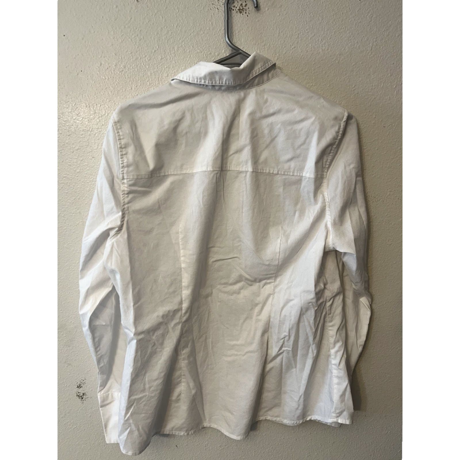 Express Express Button-Up Blouse Top L White Office Slim Express Portofino Vintage No Size L / US 10 / IT 46 - 2 Thumbnail