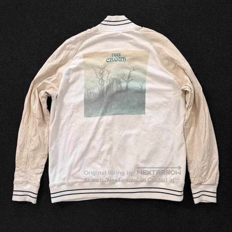 Undercover Undercover 06 SS T white cowhide baseball jacket Size US L / EU 52-54 / 3 - 4 Thumbnail