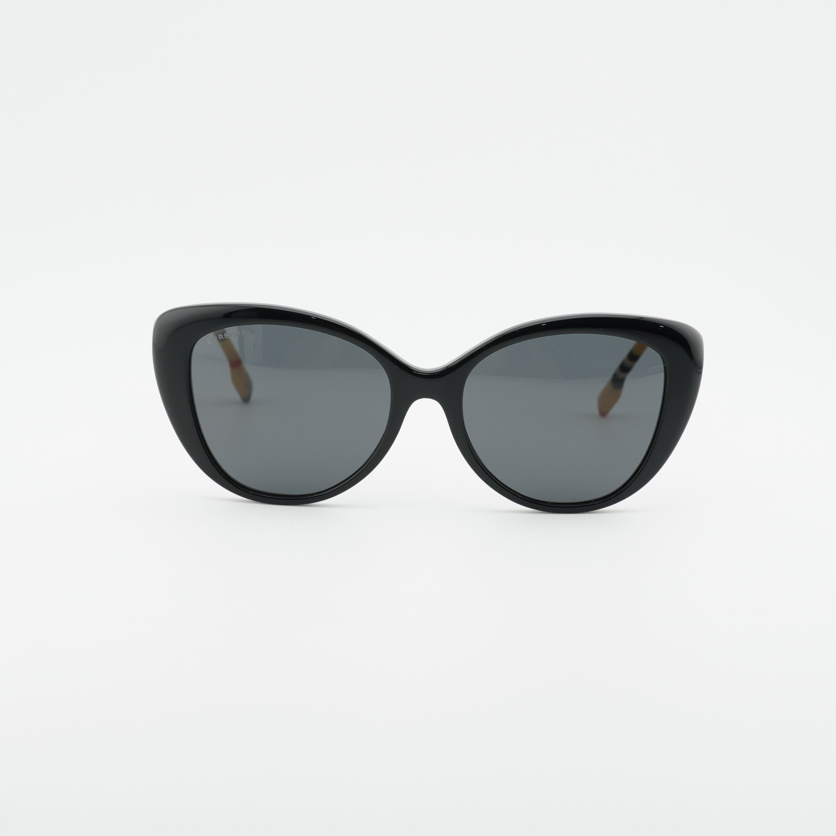 Burberry Burberry BE4407 385387 Sunglasses Black/Vintage Cat Eye Fram Size ONE SIZE - 7 Thumbnail