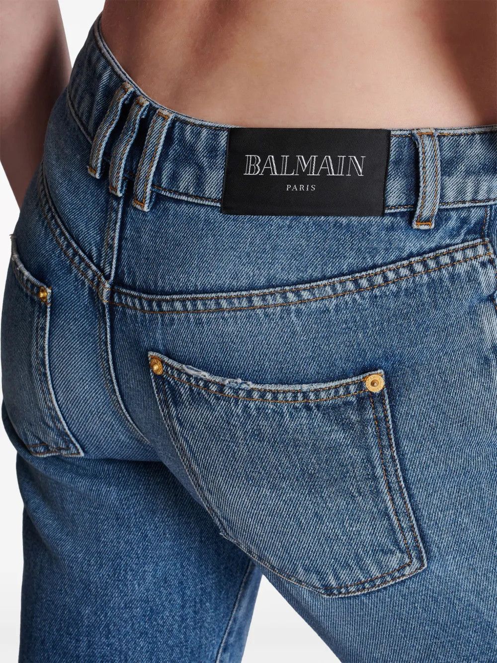 Balmain o1y0625 Denim Pant in Blue Size 27" / US 4 / IT 40 - 5 Thumbnail