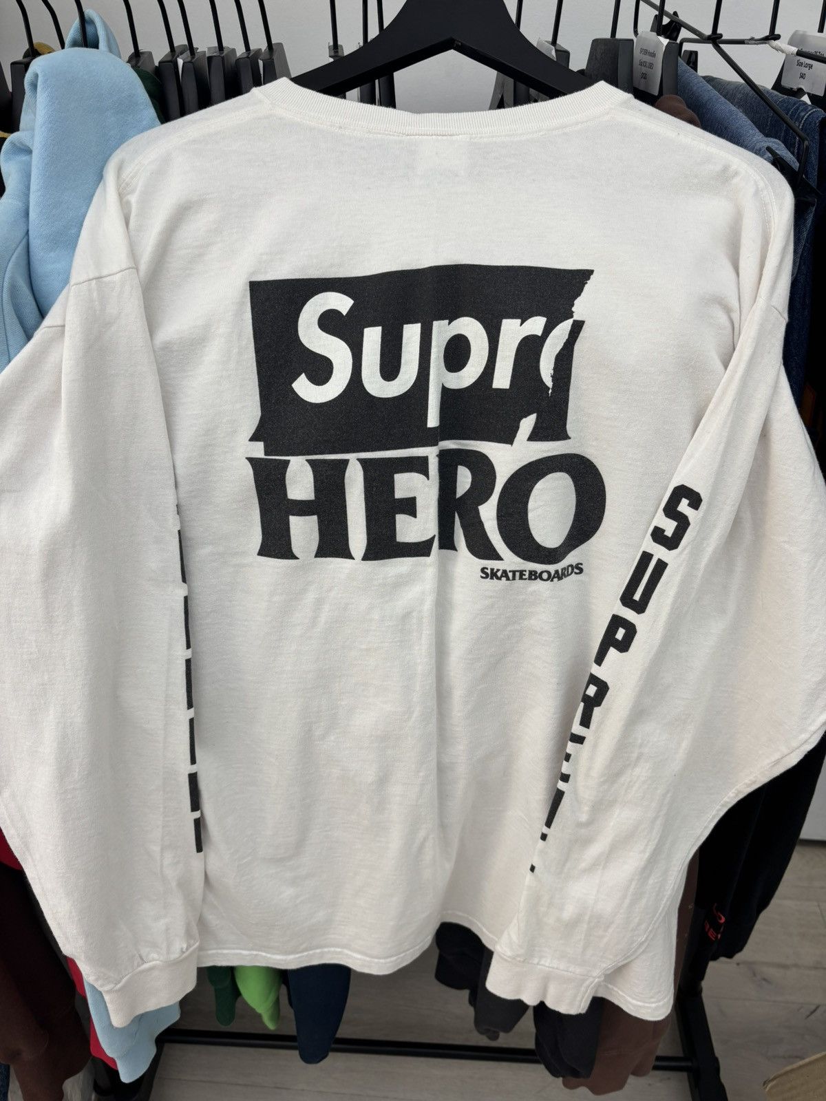 Antihero × Supreme SUPREME X ANTIHERO LONG SLEEVE TEE Size US XL / EU 56 / 4 - 1 Thumbnail