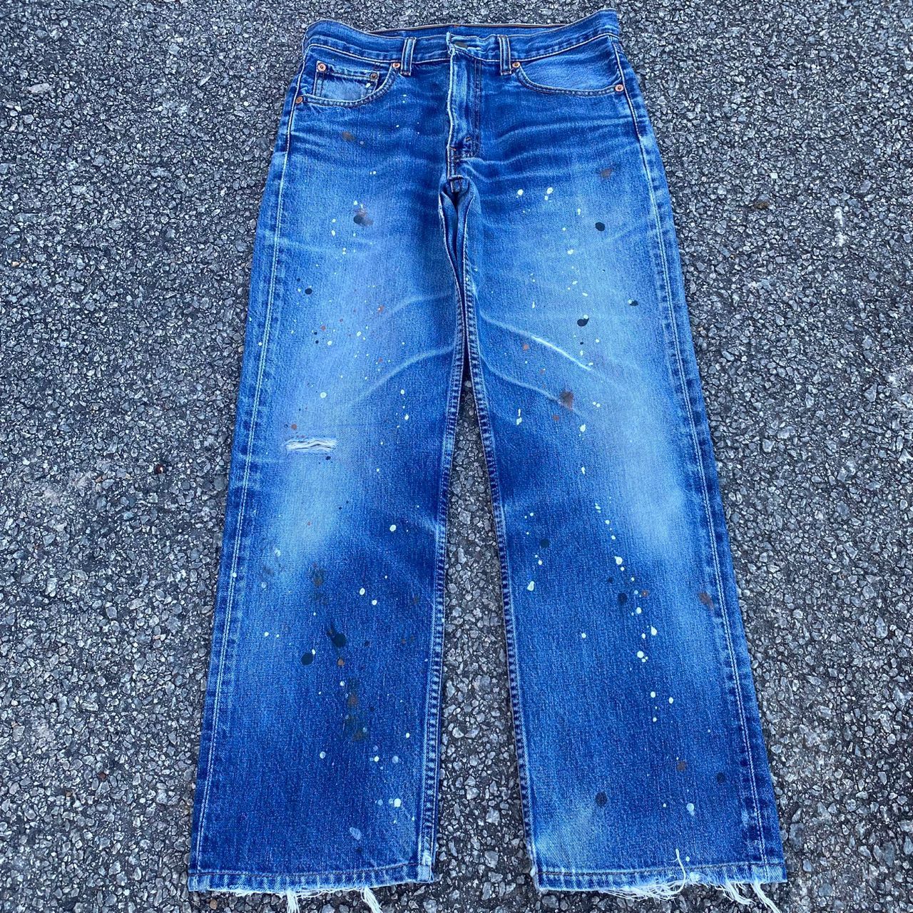 Levi's Vintage Levis 508 Dot Colour Distressed Denim Size US 31 - 1 Thumbnail