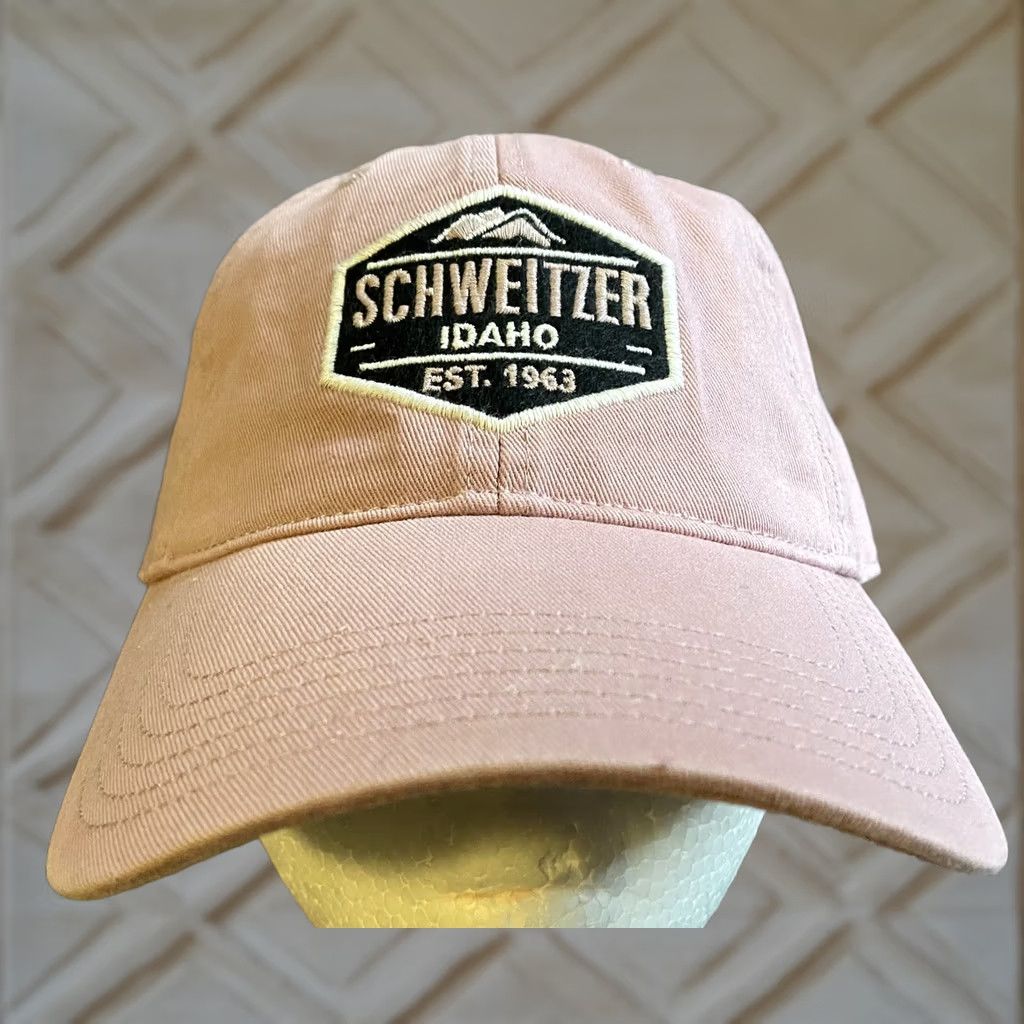 Our Legacy Schweitzer Ski Resort Sandpoint Idaho Hat Adjustable Light Pink OS Unisex Adults Baseball Cap Ladies? (note: gender not specified) Size ONE SIZE - 1 Thumbnail