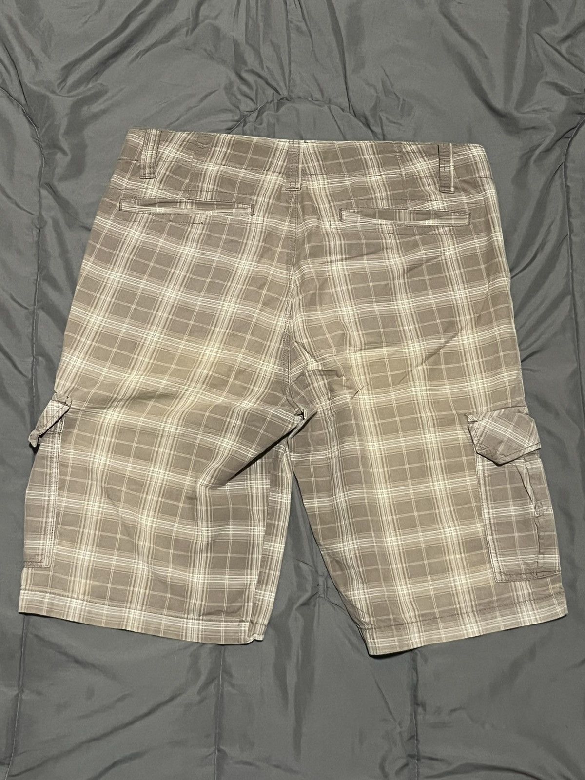 Nautica Beige Plaid Nautica Cargo Shorts Size US 34 / EU 50 - 3 Thumbnail