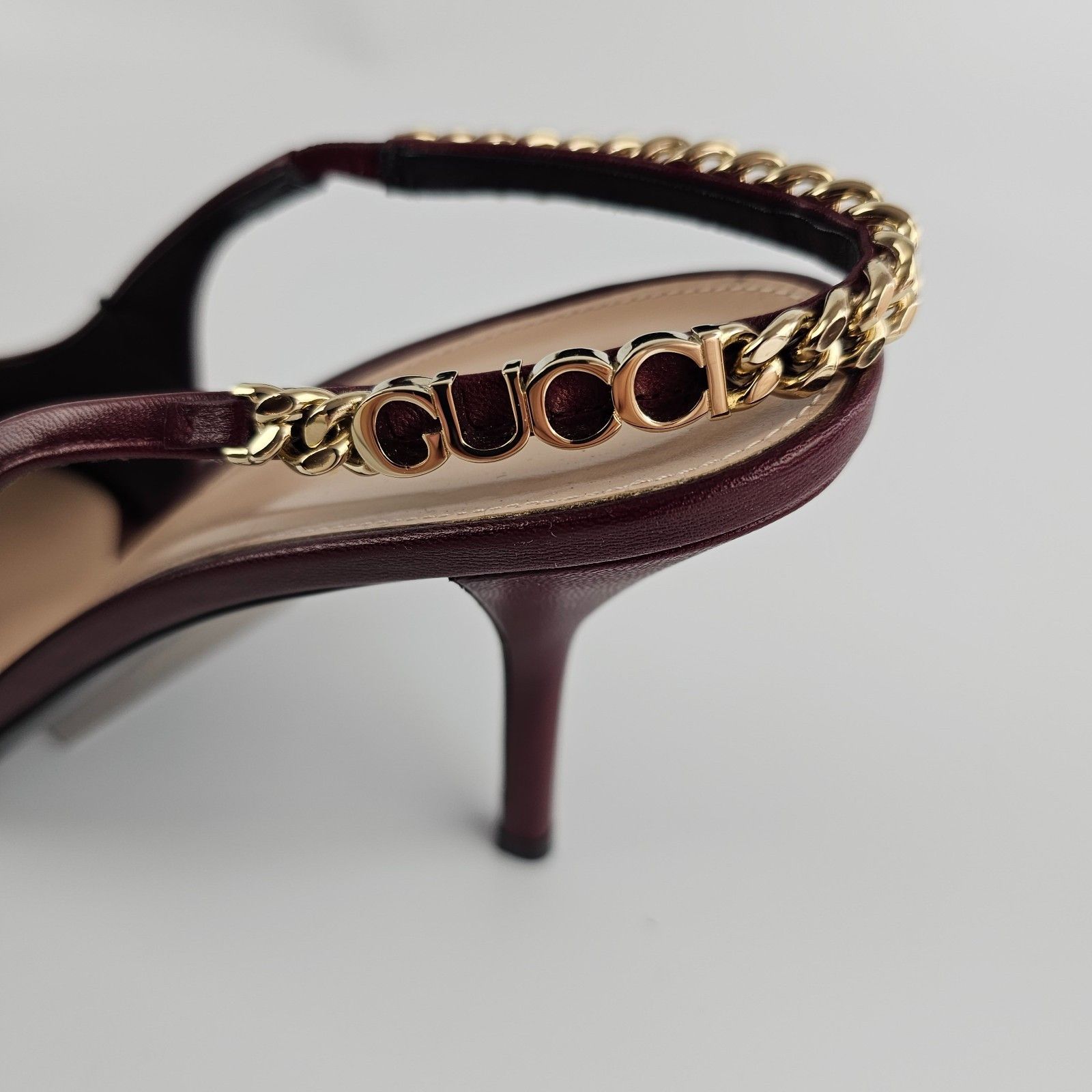 Gucci GUCCI Signoria Rosso Ancora Slingbacks New & Authentic Size US 9.5 / IT 39.5 - 9 Thumbnail