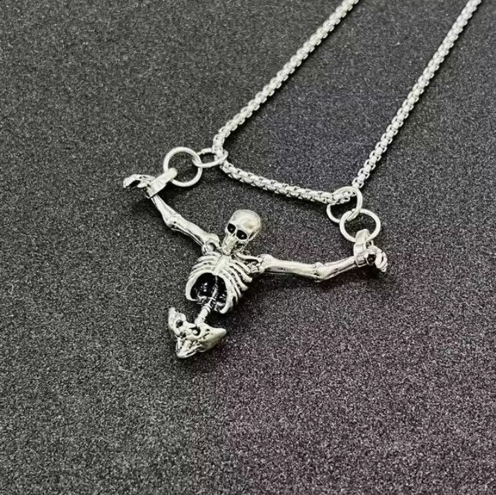 Jewelry Skull Pendant Necklace Size ONE SIZE - 2 Thumbnail