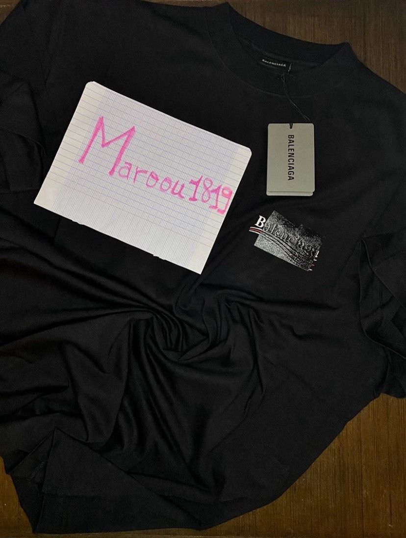 Balenciaga ⚫️🔴 BALENCIAGA T-SHIRT GAFFER 🔴⚫️ Size US L / EU 52-54 / 3 - 4 Thumbnail