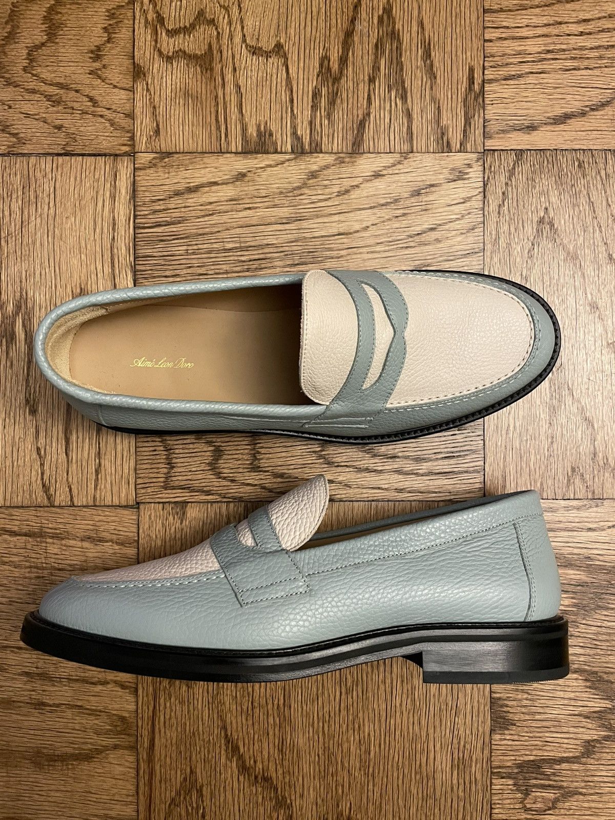 Aime Leon Dore Aime Leon Dore Penny Loafer - Size 11 - Blue/White Size US 11 / EU 44 - 1 Thumbnail