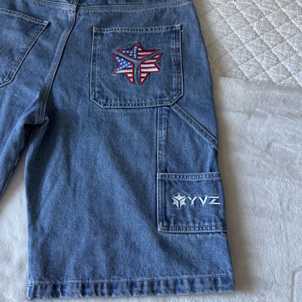 Other YVZ Baggy Jean Shorts Size US 32 / EU 48 - 3 Thumbnail