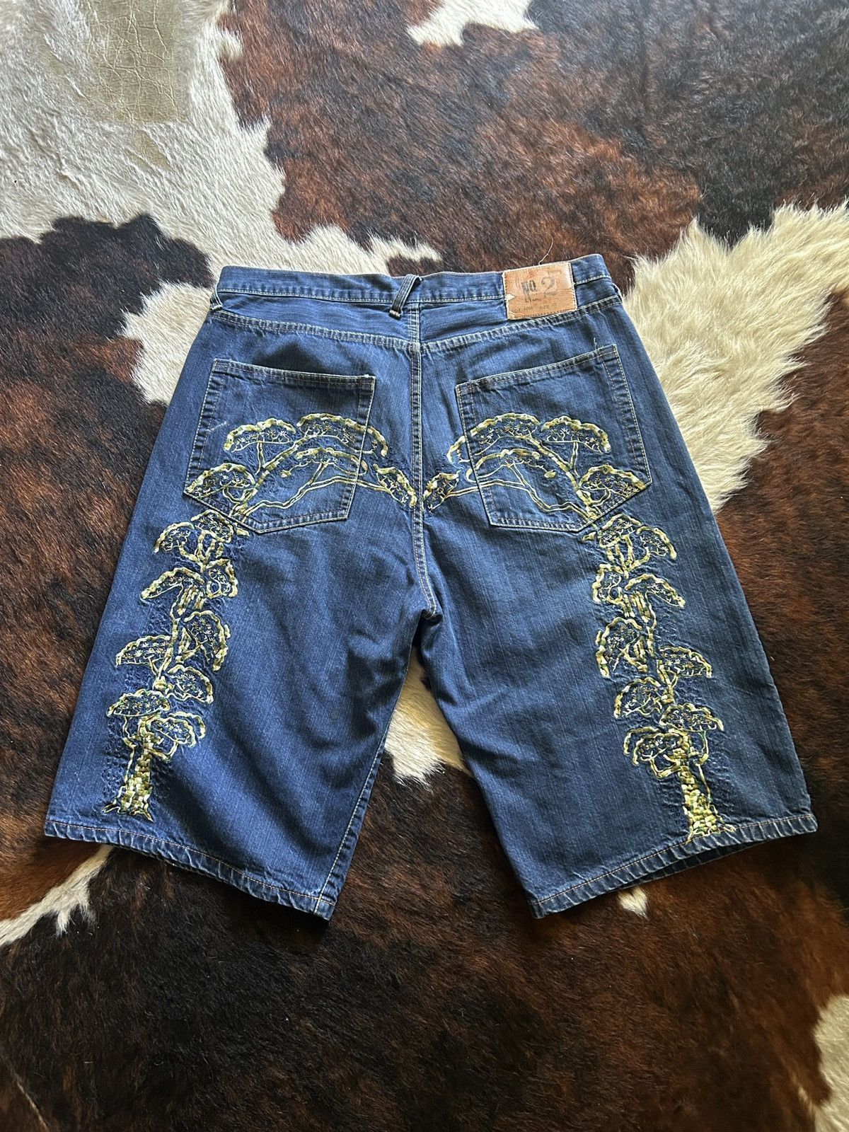 rare evisu bonsai tree jorts