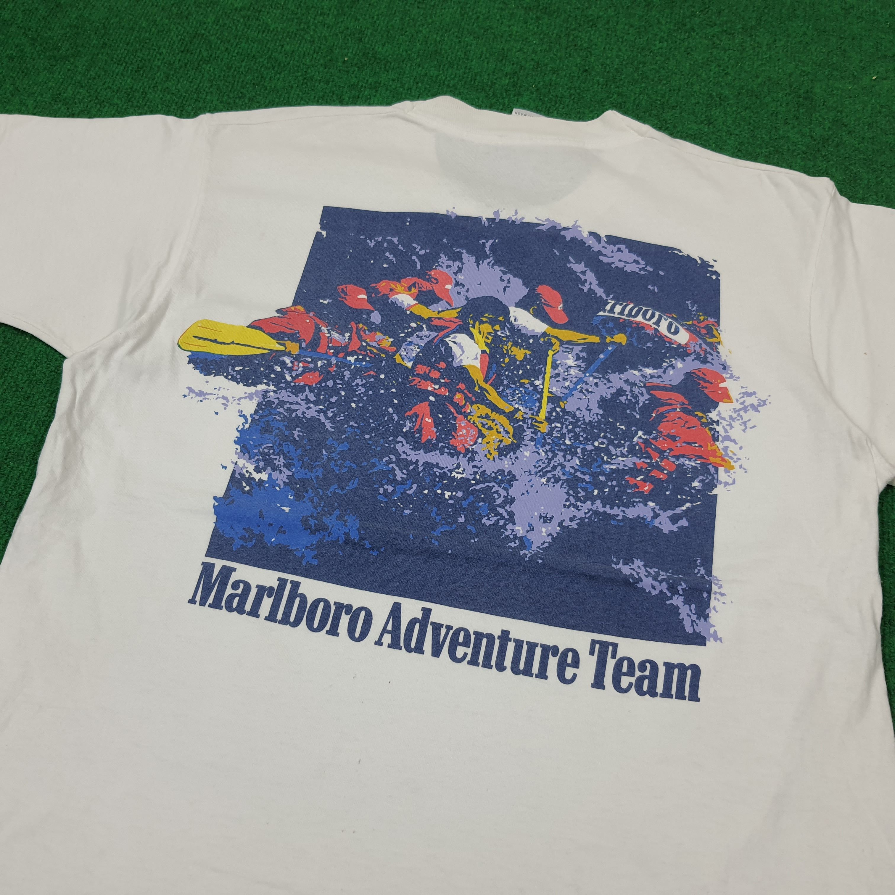 Vintage Marlboro Adventure Team Pocket Sports Tshirt C219N24