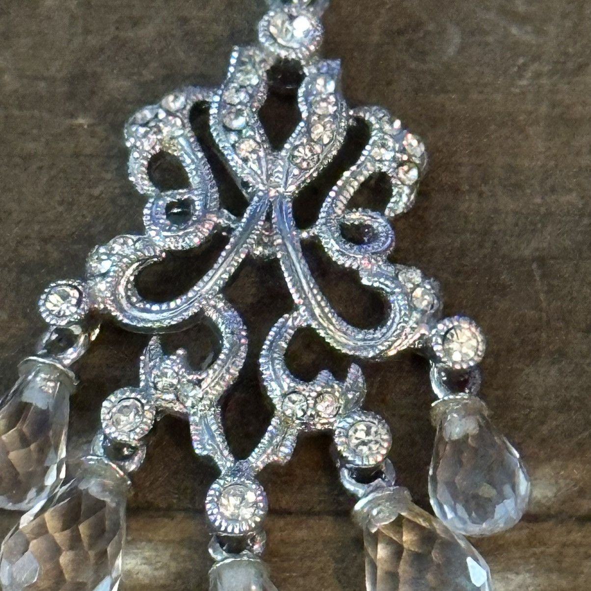 Other Napier crystal chandelier earrings Size ONE SIZE - 5 Thumbnail