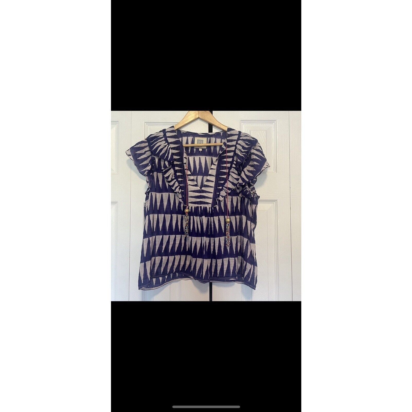 Bell Alicia Bell Kiara Top Aztec Flutter Blue Purple White Large Size L / US 10 / IT 46 - 3 Thumbnail