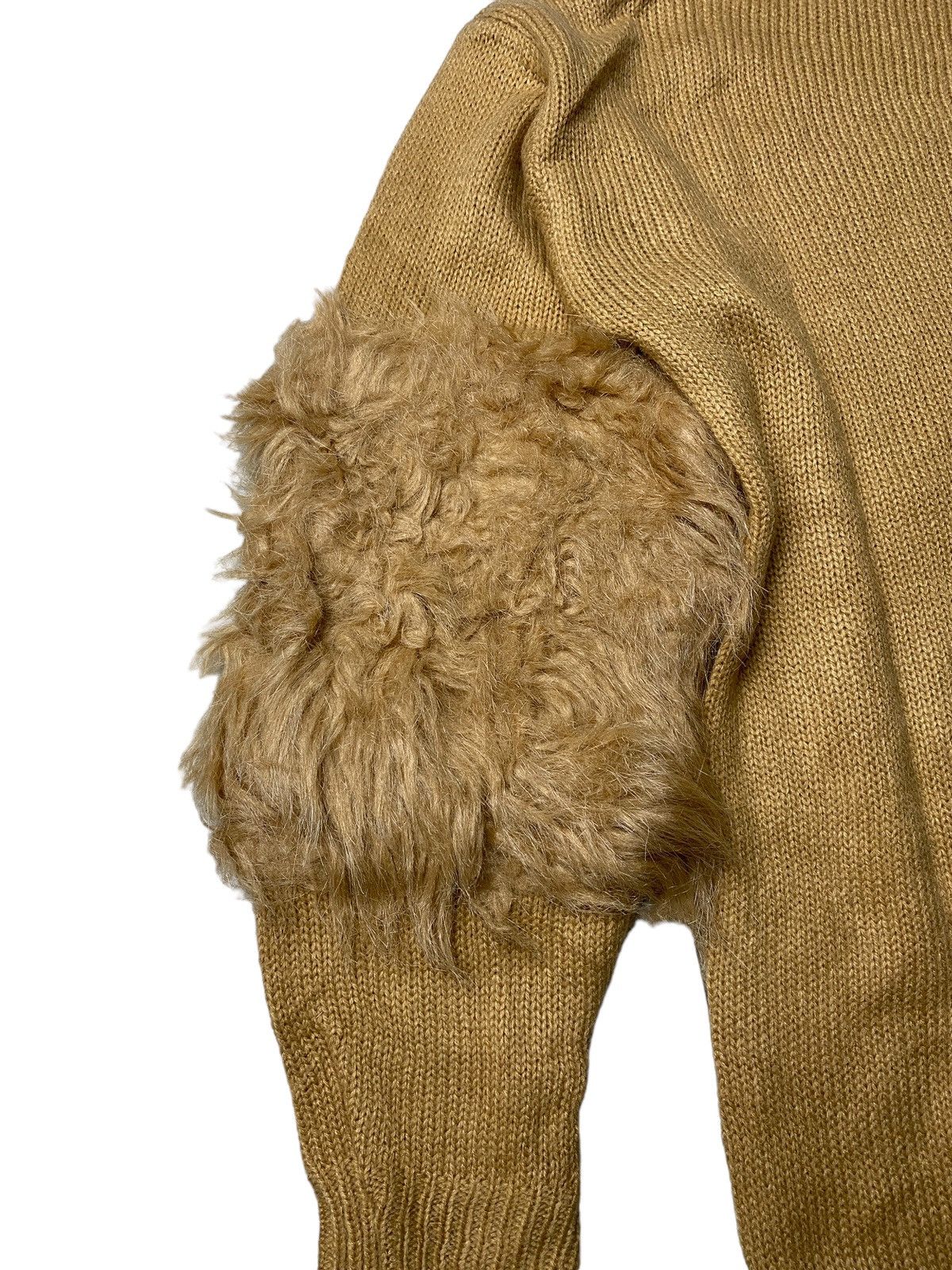 If Six Was Nine × Japanese Brand × Le Grande Bleu (L.G.B.) 2000's Anap Crazy Fur Mohair Knitted Size US XL / EU 56 / 4 - 3 Thumbnail