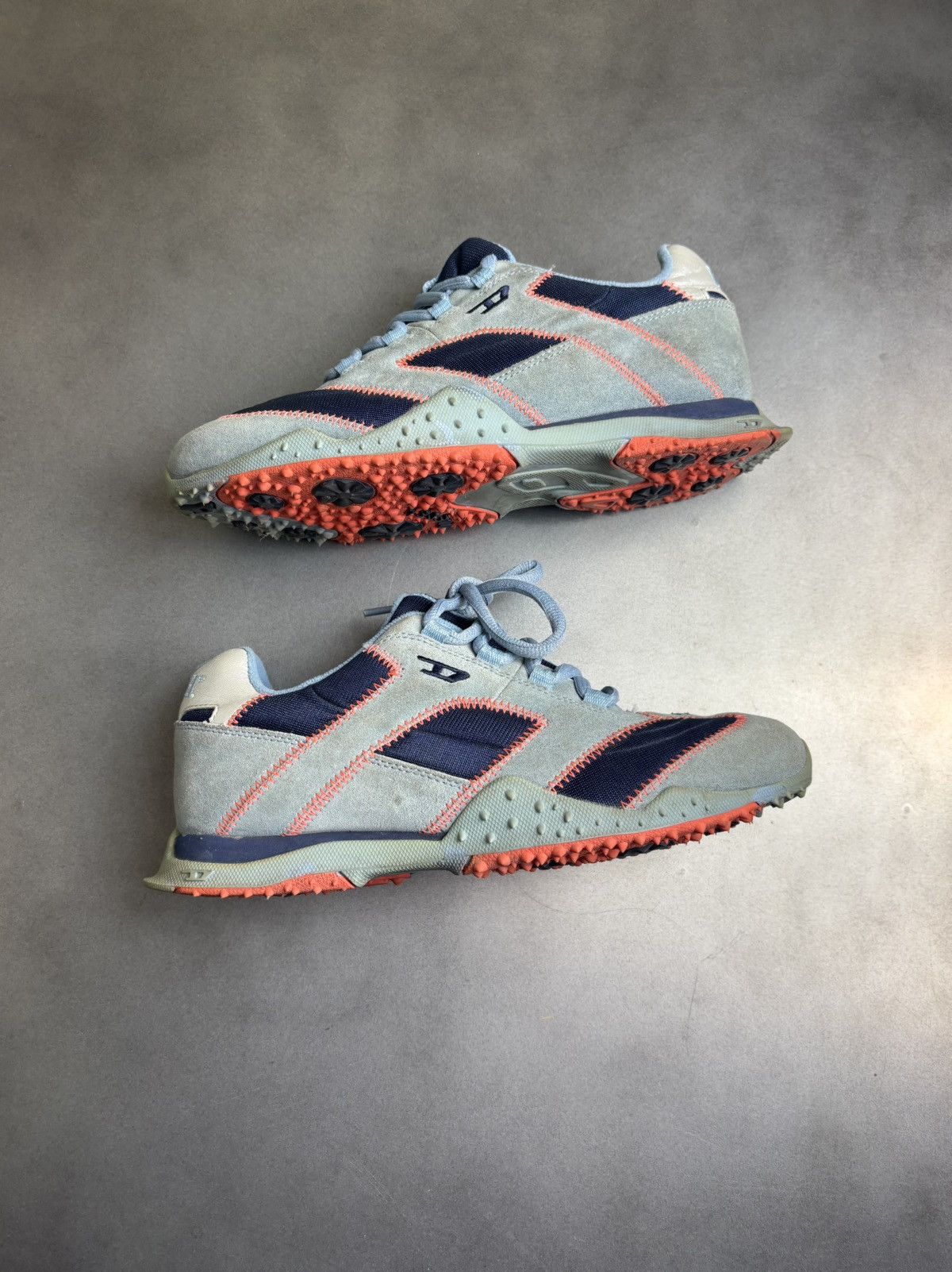 Diesel × Vintage Vintage Diesel Jeans Sneakers 2000s Diesel KINSA Shoes Suede Size US 8.5 / EU 41-42 - 1 Thumbnail