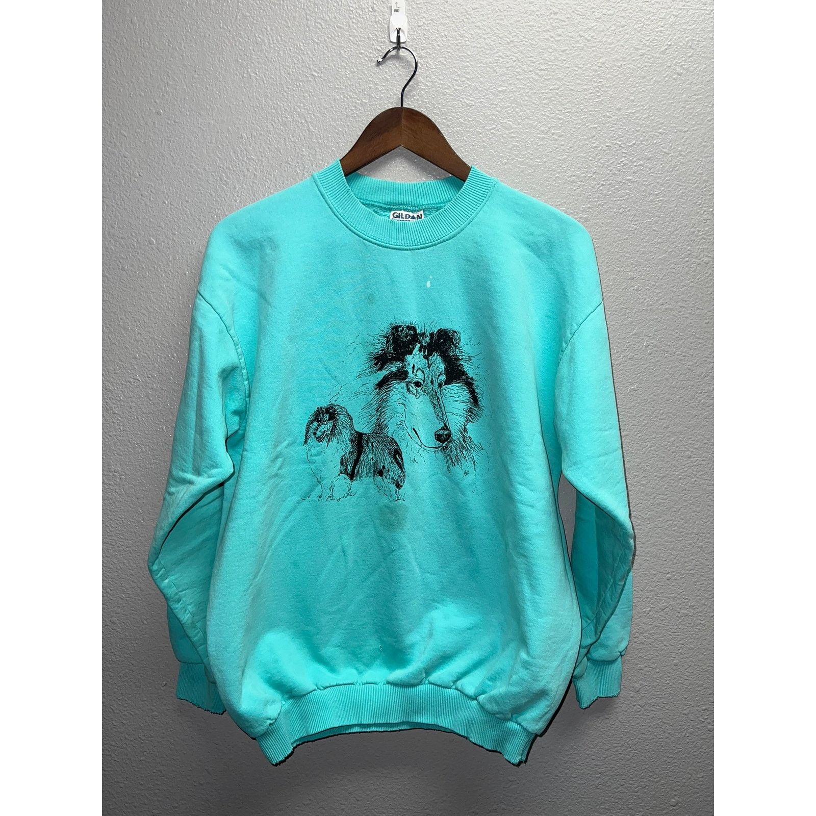 Vintage Vintage Shetland Sheepdog Sweatshirt Crewneck Dog Art 90s L Size US L / EU 52-54 / 3 - 1 Thumbnail