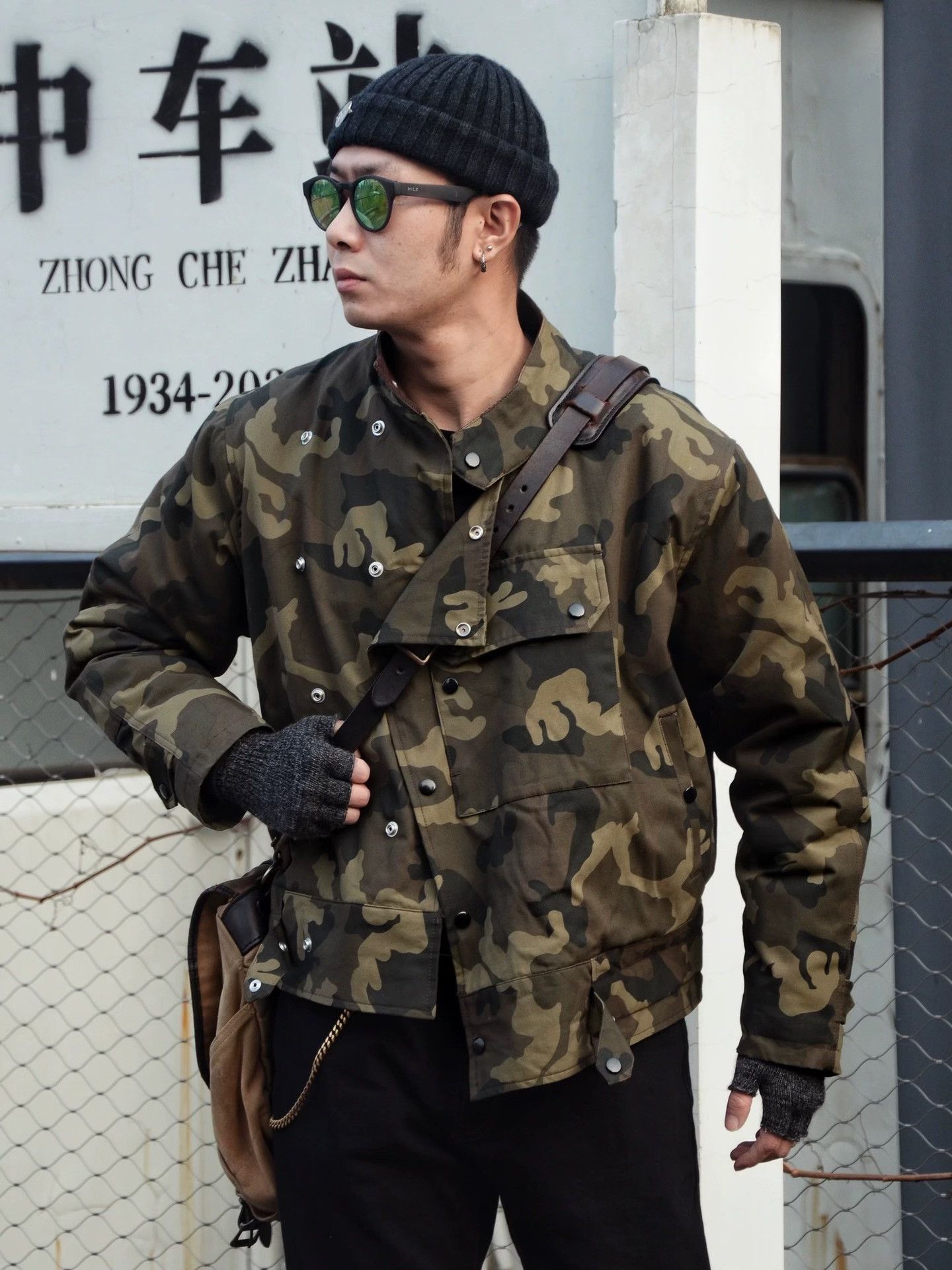 Other ITOHOUE Camo Swiss Moto Jacket Removable Liner Size US XXS / EU 40 - 1 Thumbnail
